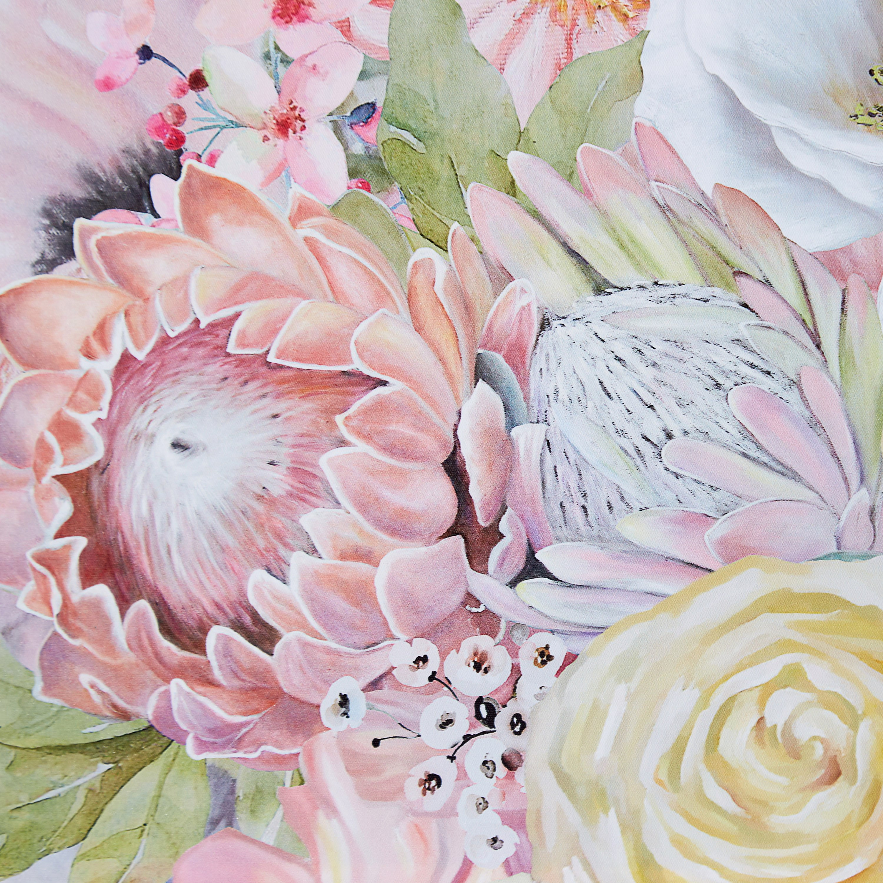 زينة حائط بطبعات أزهار من تريجرز - 40x40x1.8 سم-hbxhomeware-hbxdecorandfurnishings-image-3