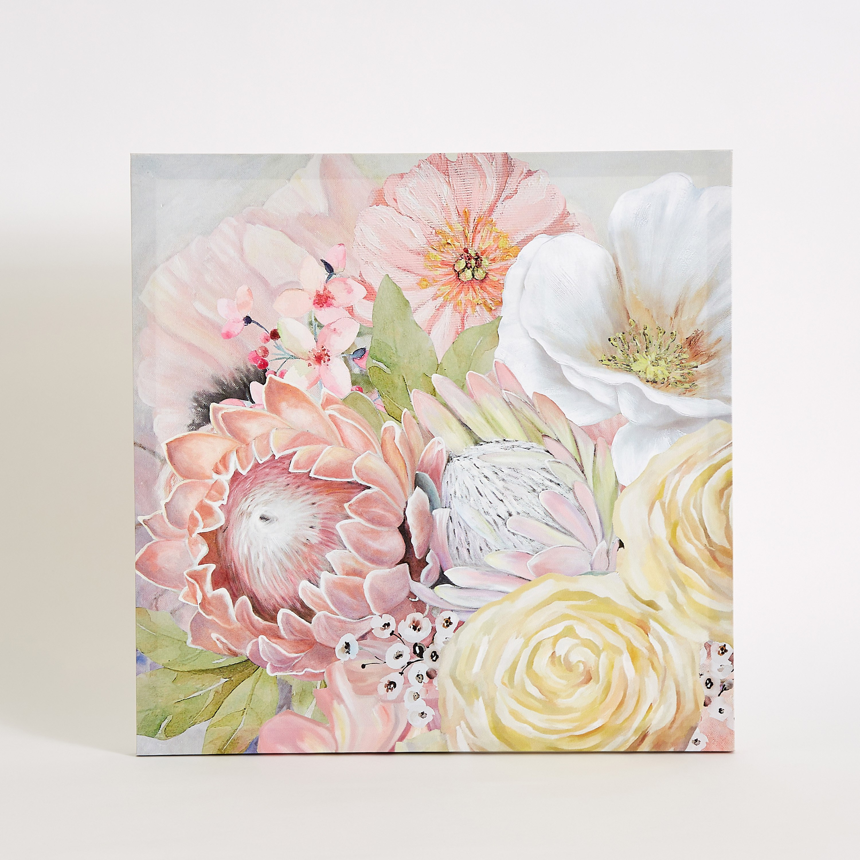 زينة حائط بطبعات أزهار من تريجرز - 40x40x1.8 سم-hbxhomeware-hbxdecorandfurnishings-image-6