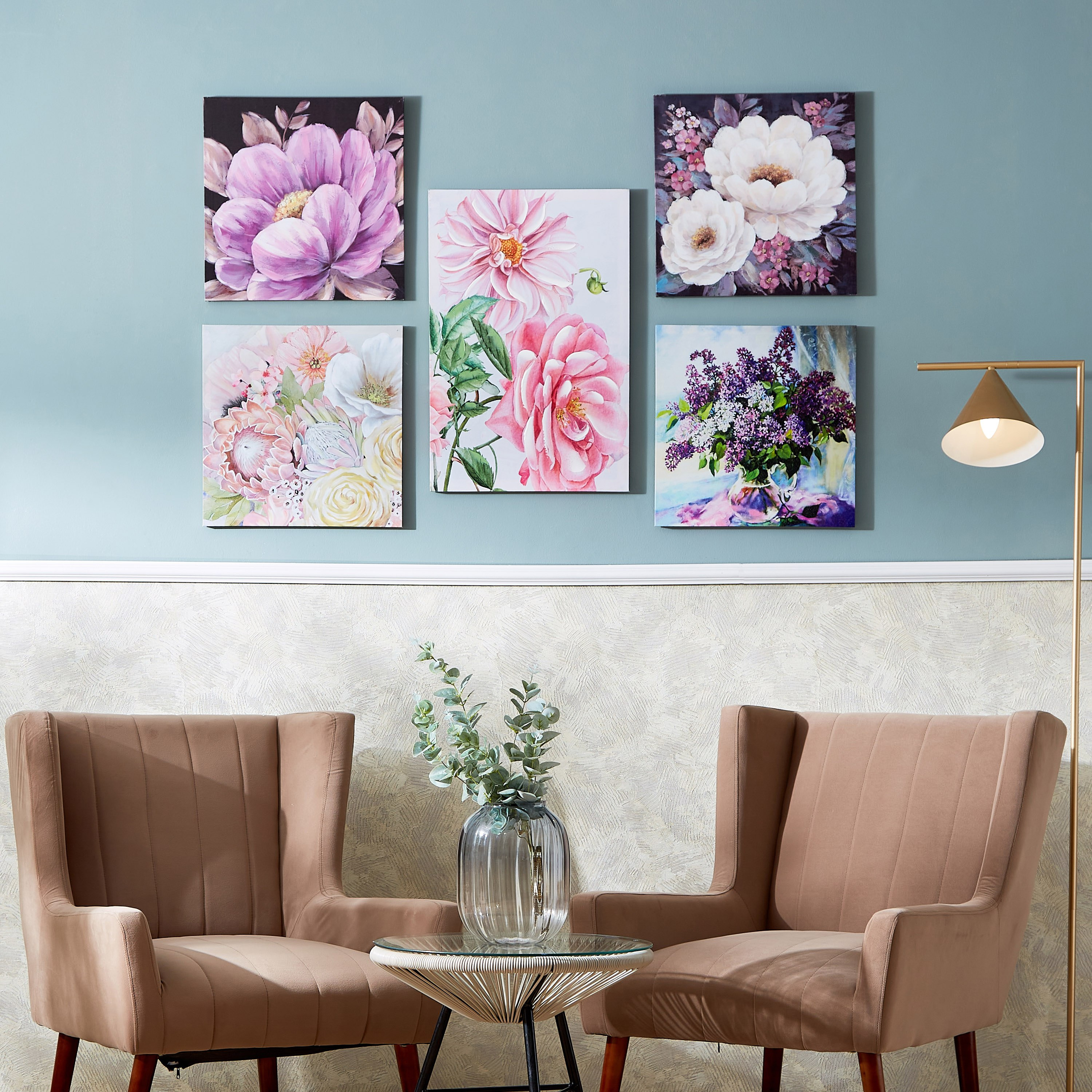 Treasures Floral Wall Art - 40x40x1.8 cm-hbxhomeware-hbxdecorandfurnishings-image-5