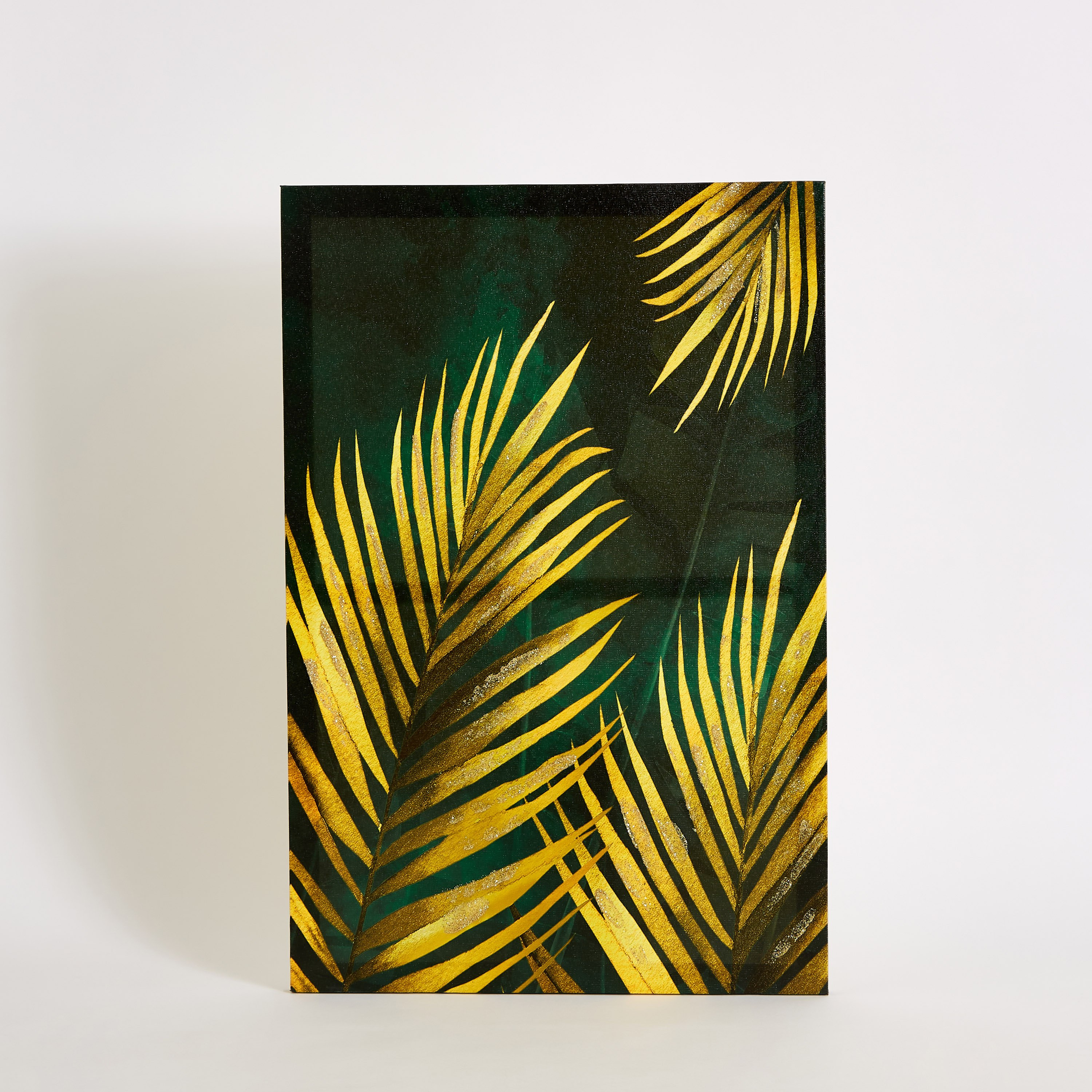 لوحة حائط كانفاس مؤطرة بتصميم نخيل الذهب من تريشرز - 40x60x1.8 سم-hbxhomeware-hbxdecorandfurnishings-image-6