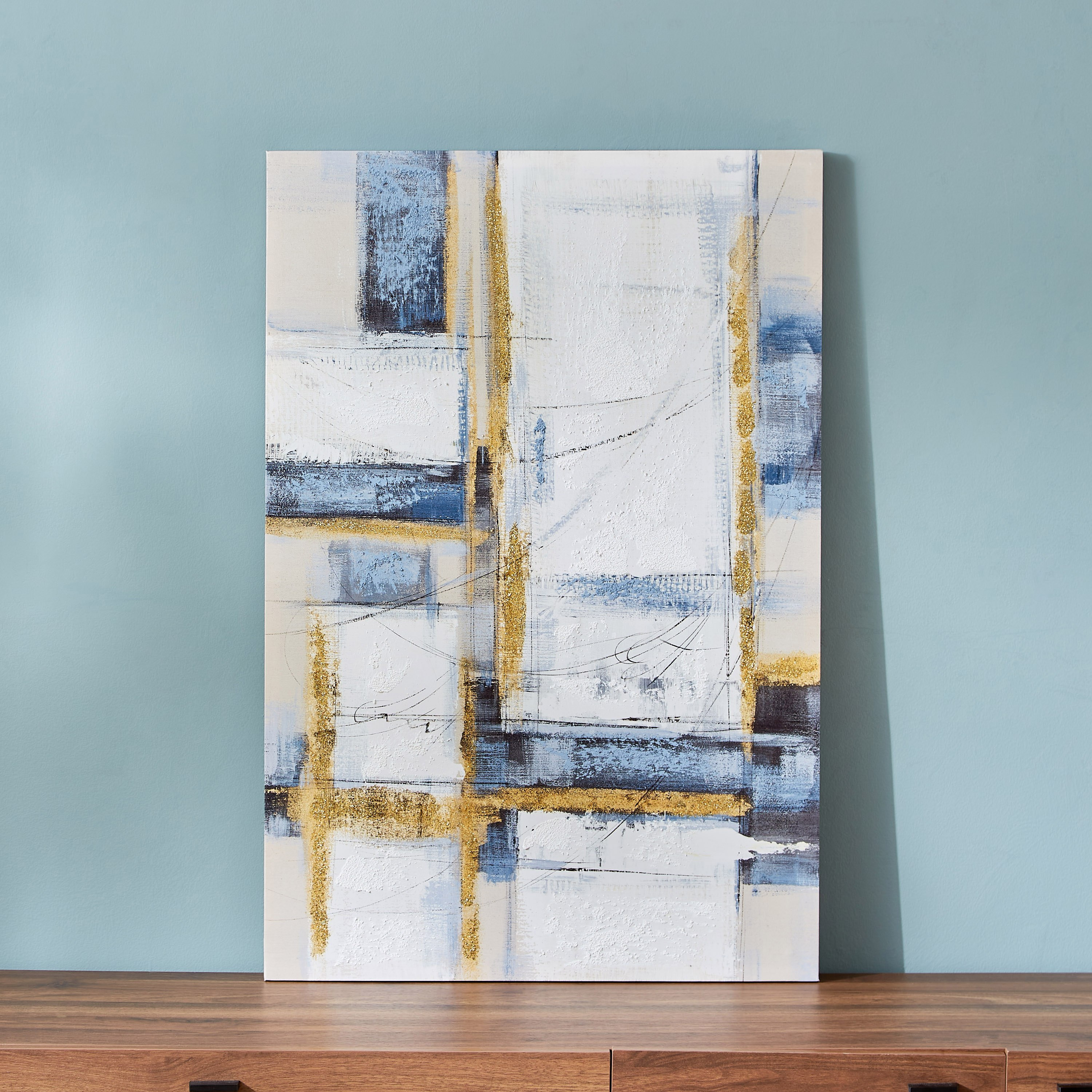 لوحة كانفاس مؤطرة من تريجرز - 60x90x2.5 سم-hbxhomeware-hbxdecorandfurnishings-image-1