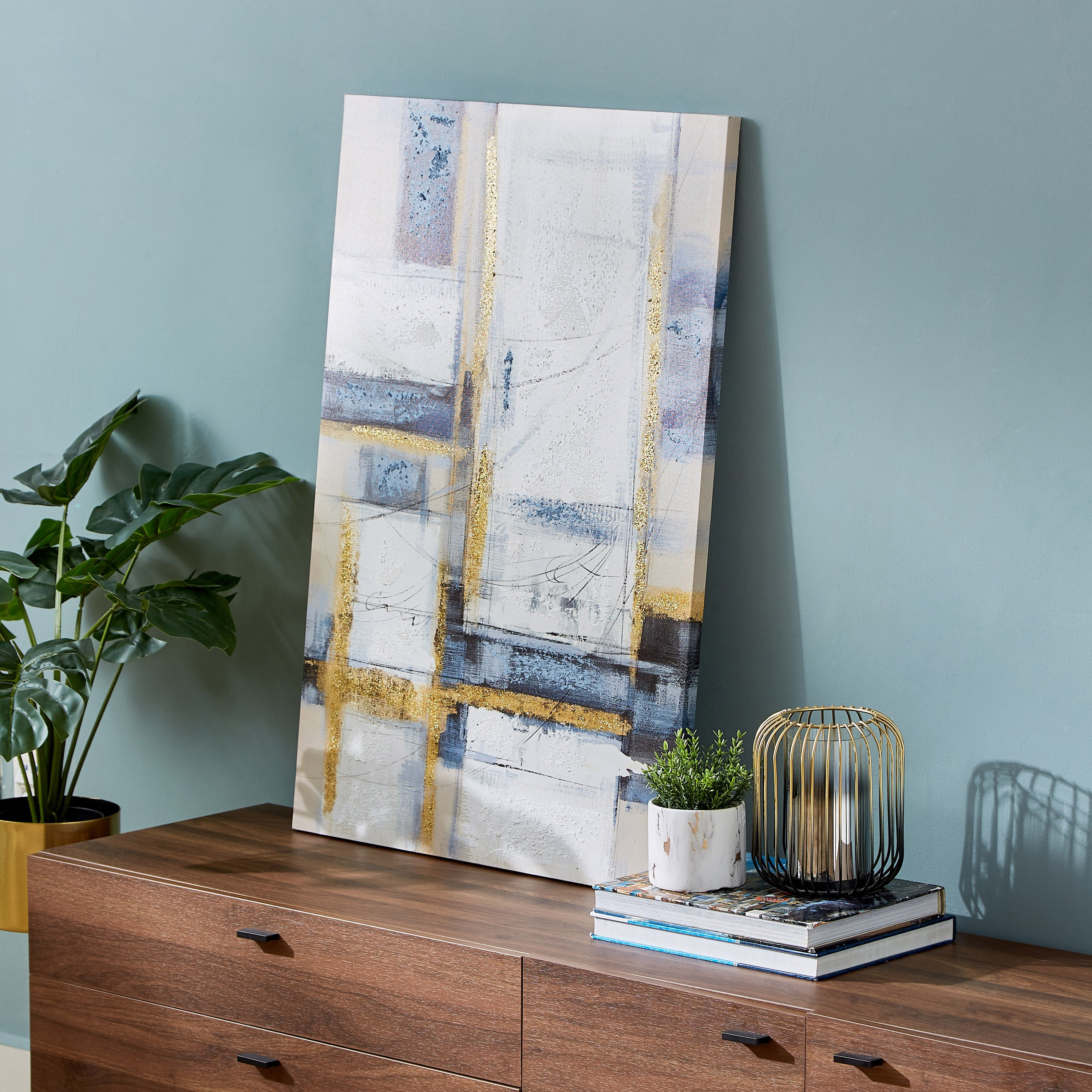لوحة كانفاس مؤطرة من تريجرز - 60x90x2.5 سم-hbxhomeware-hbxdecorandfurnishings-image-5