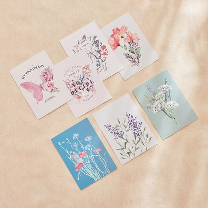 Alora 7-Piece Pastel Postcard Pictures Set - 13x18 cms
