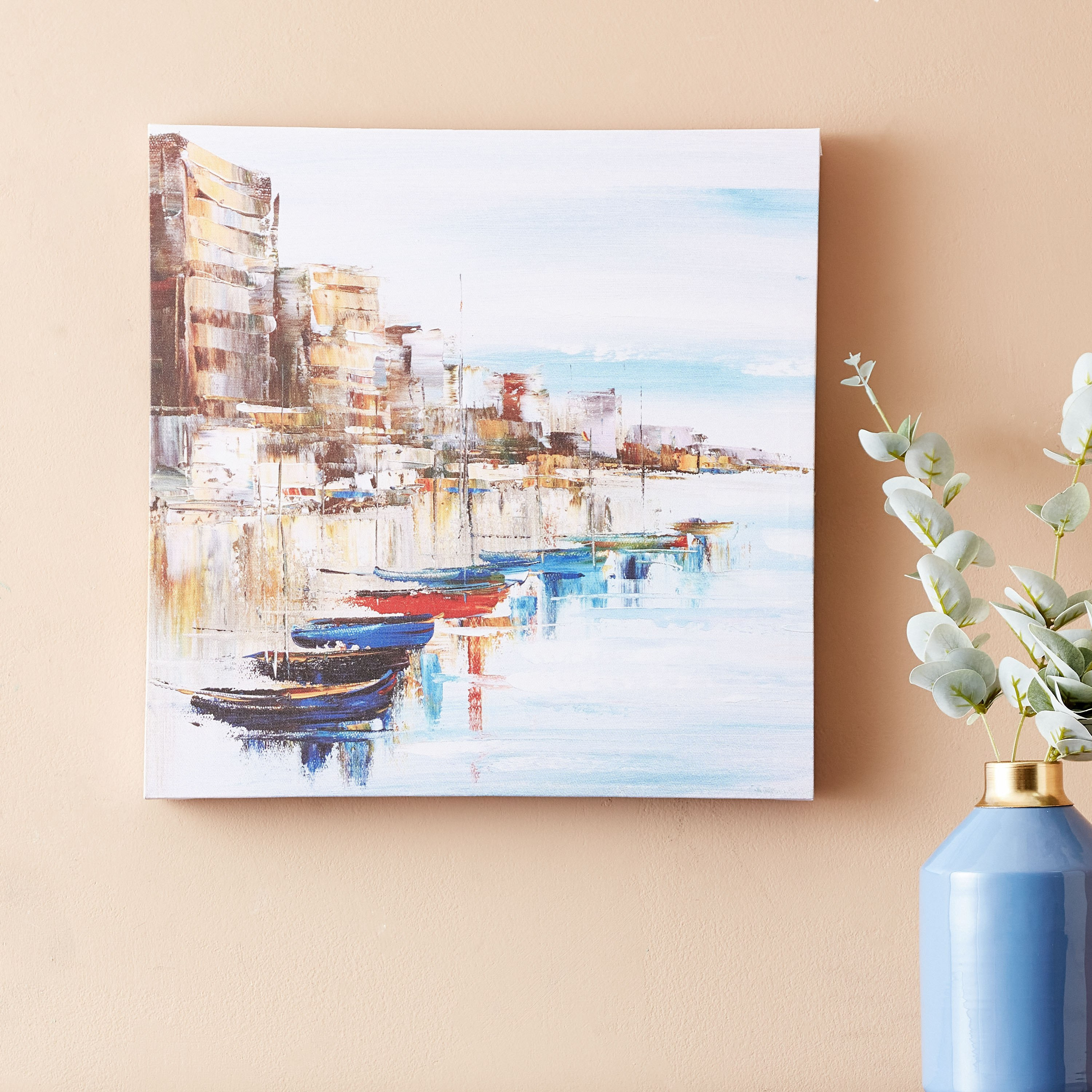 Alora Boat Framed Picture - 40x3x40 cm-hbxhomeware-hbxdecorandfurnishings-image-1