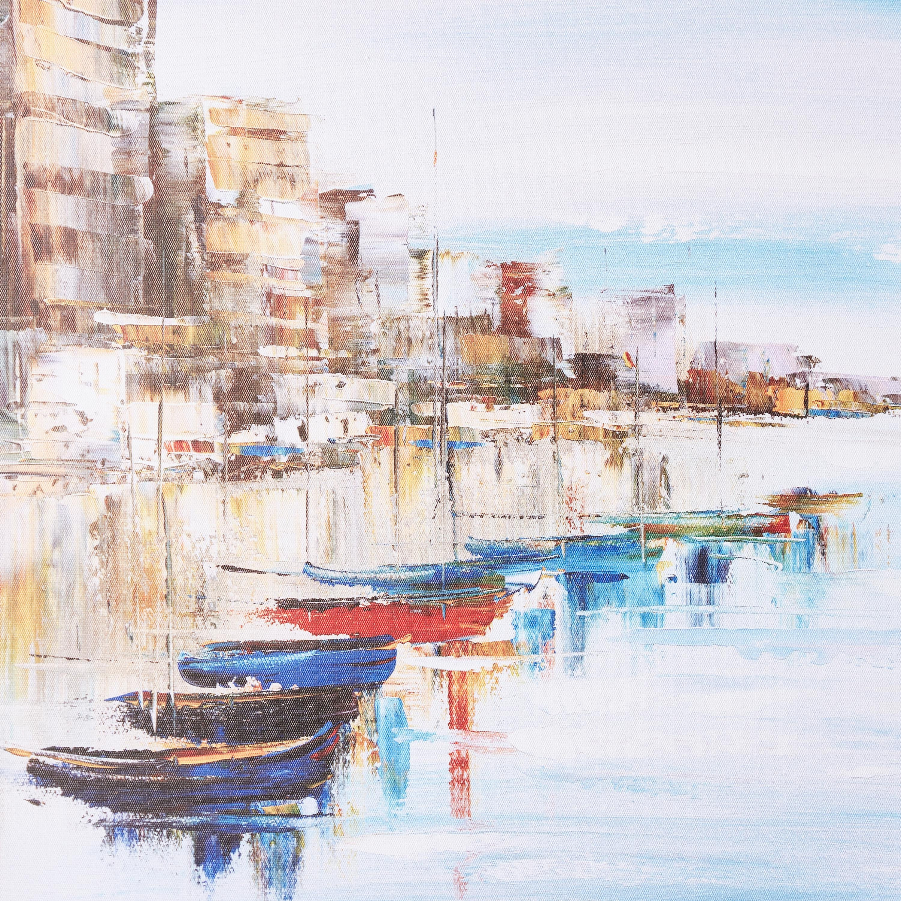 Alora Boat Framed Picture - 40x3x40 cm-hbxhomeware-hbxdecorandfurnishings-image-3