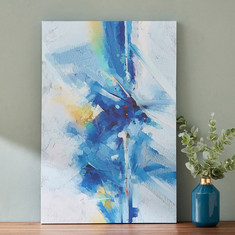 Alora Shades of Blue Framed Wall Art - 60x3x90 cms