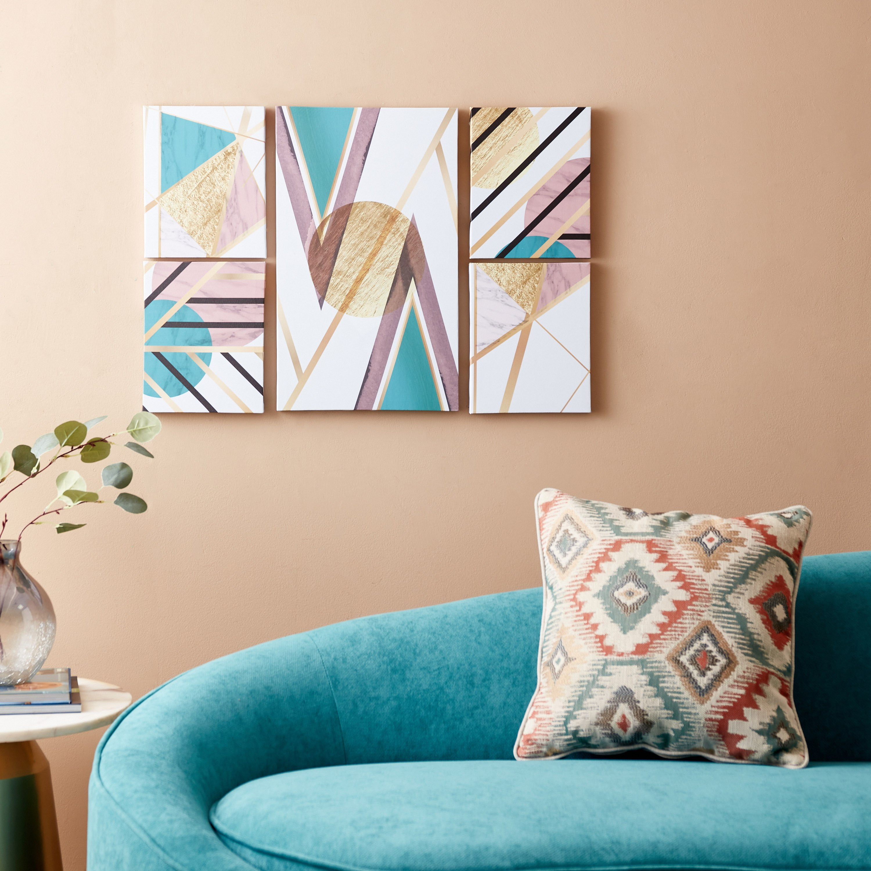 طقم لوحة مؤطرة بتصميم هندسي 5 قطع من ألورا-hbxhomeware-hbxdecorandfurnishings-image-4
