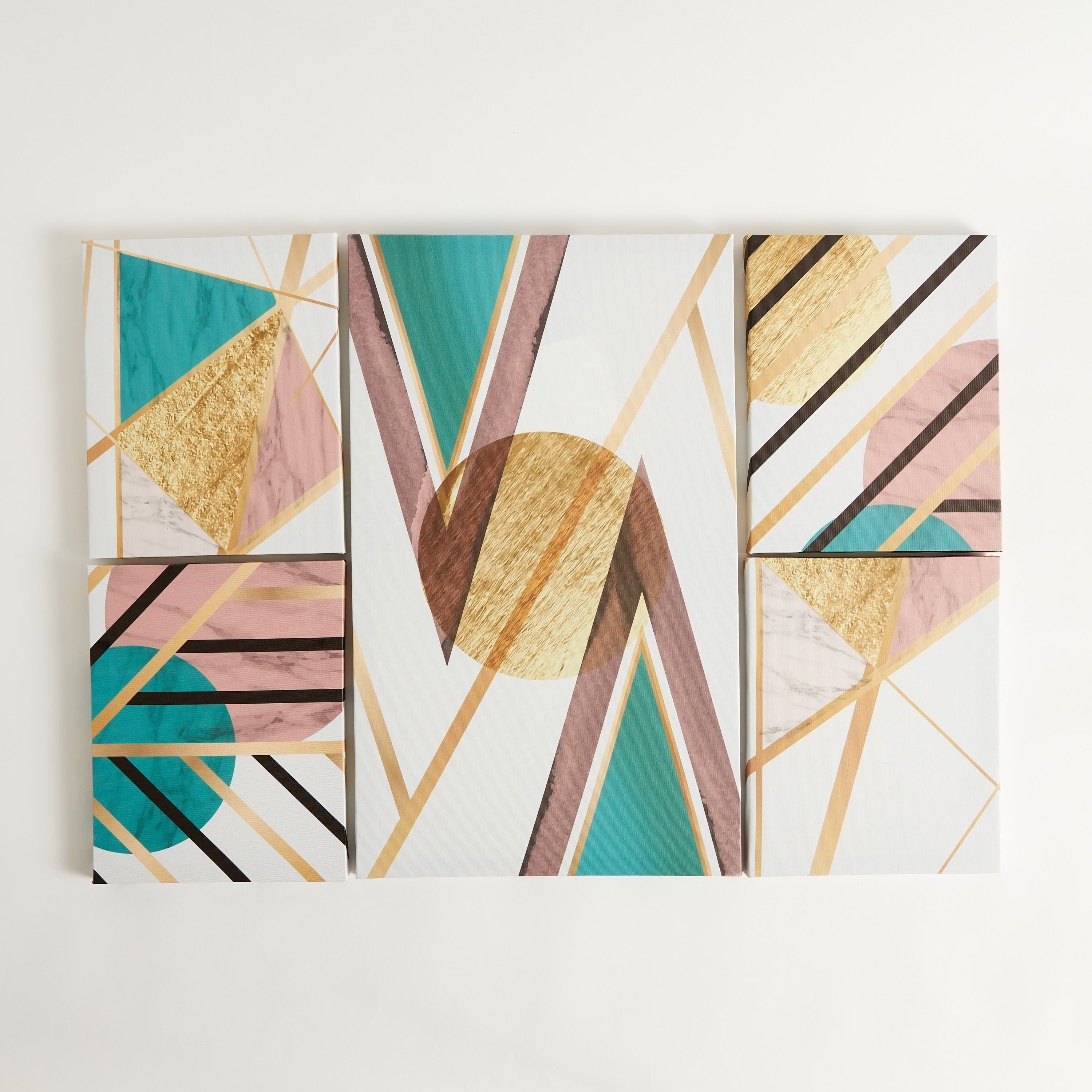 طقم لوحة مؤطرة بتصميم هندسي 5 قطع من ألورا-hbxhomeware-hbxdecorandfurnishings-image-5