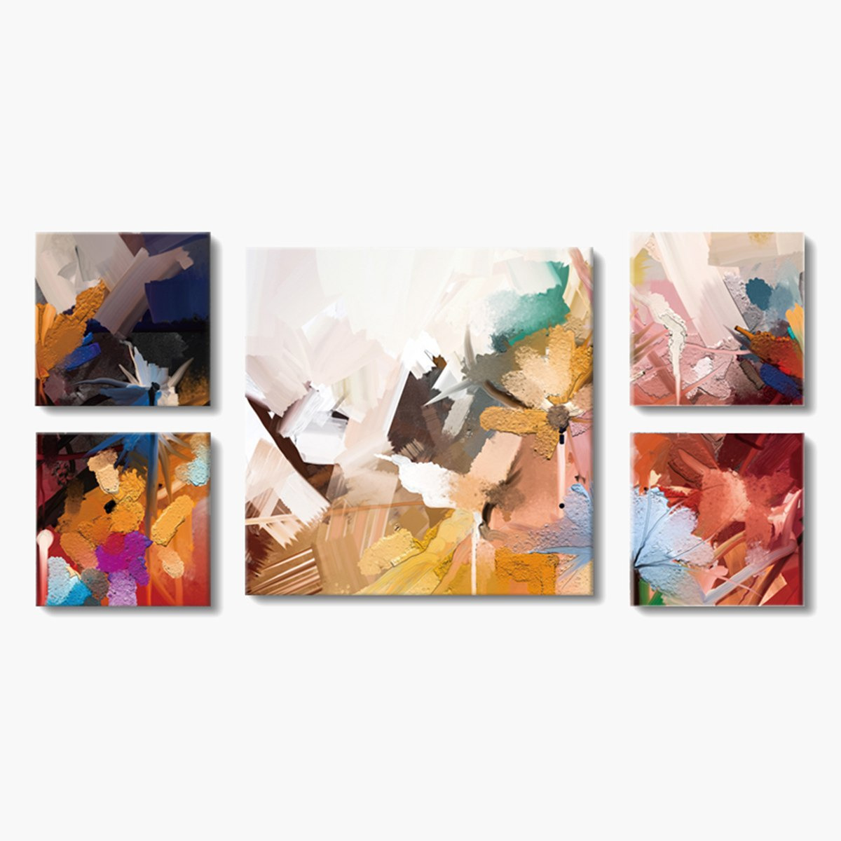 Alora Floral Framed Wall Art - Set of 5-hbxhomeware-hbxdecorandfurnishings-image-1