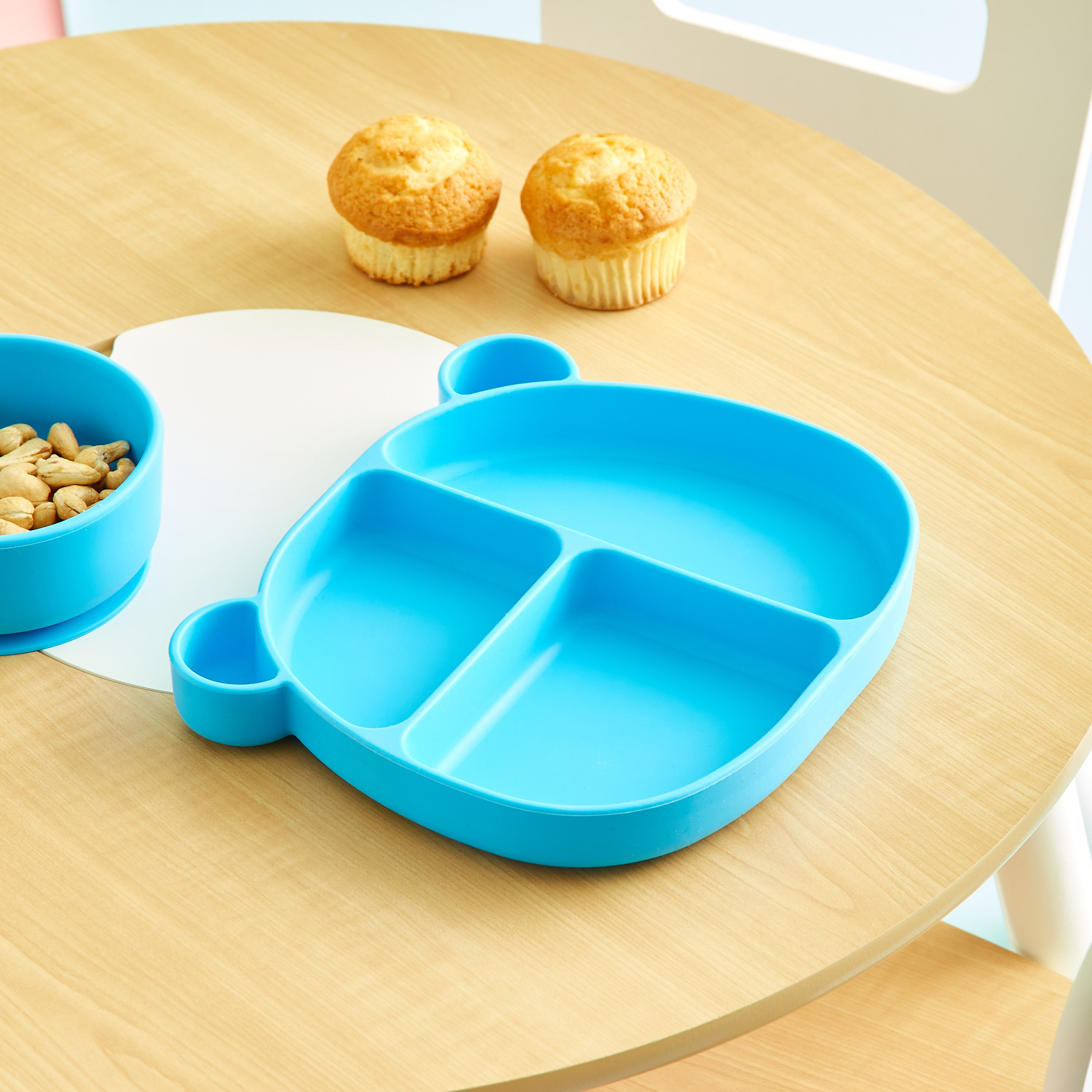 صحن مقسم سيليكون من مورفيوس - 22x19x3.5 سم-hbxhomeware-hbxkidsandyouth-image-1