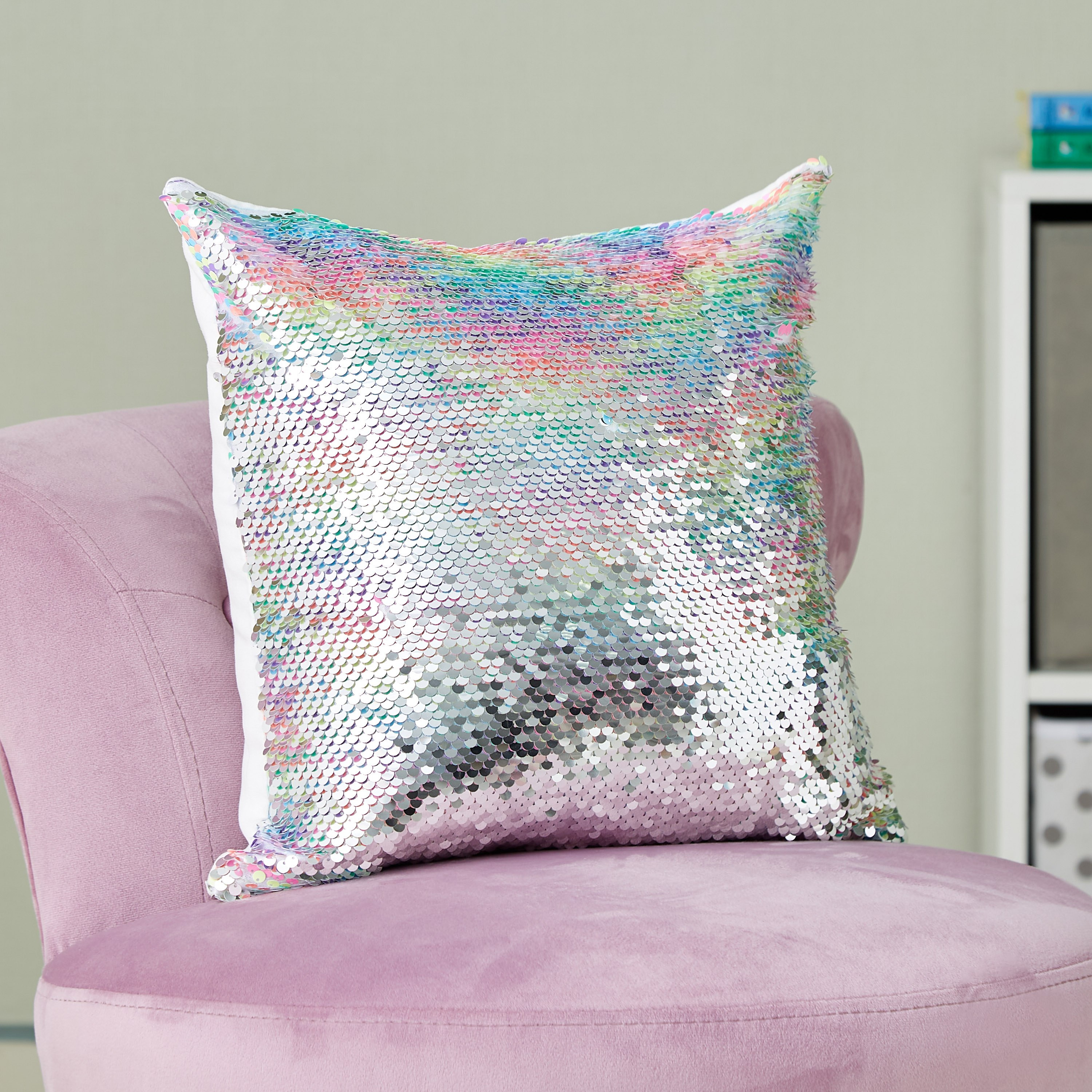 وسادة بزينة ترتر على الوجهين من راشيل - 30x30 سم-hbxhomeware-hbxkidsandyouth-image-2