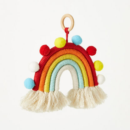 Bonjour Decorative Fabric Hanging Rainbow - 20x20 cm