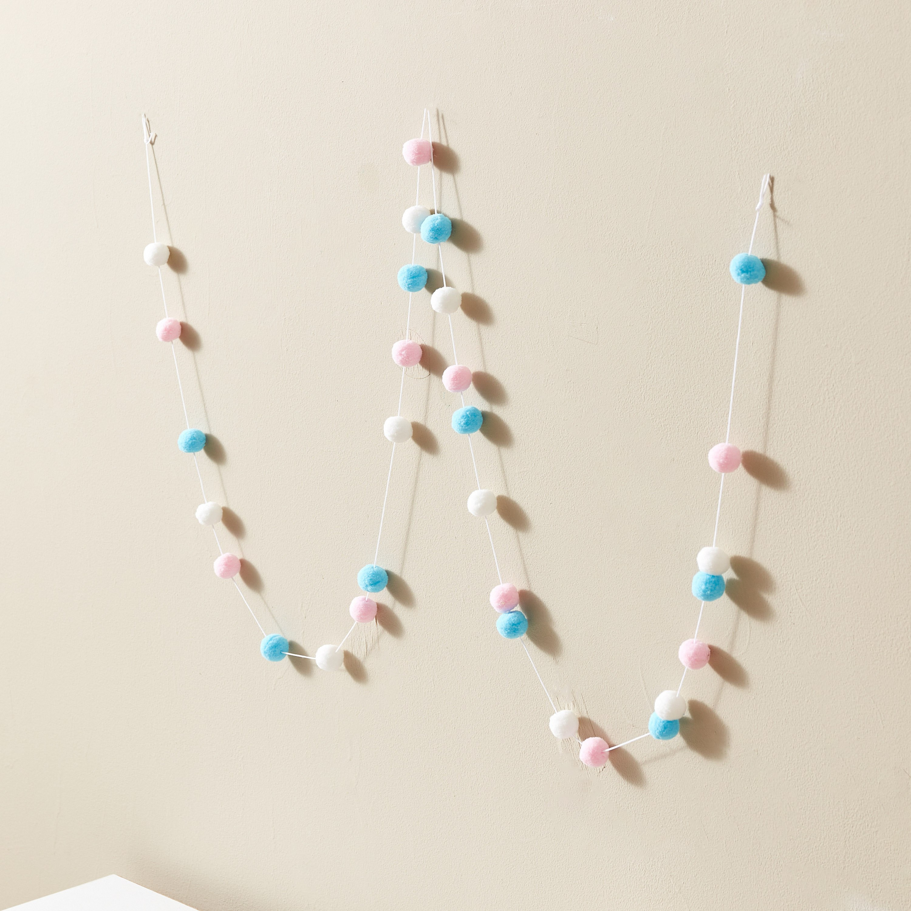 Bonjour Fabric Hanging Pom-Poms Decoration - 200 cm-hbxhomeware-hbxkidsandyouth-image-2