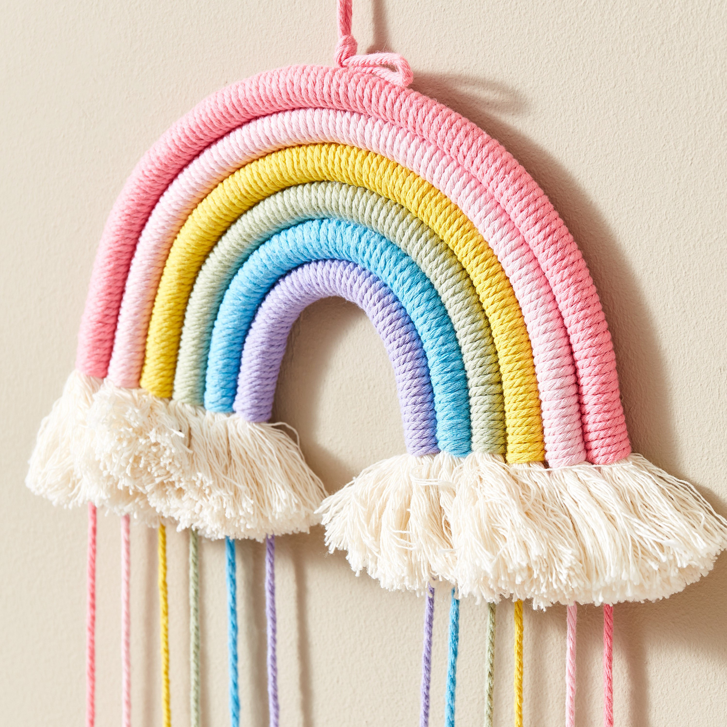 زينة ديكور قماش معلقة بتصميم قوس قزح من بونجور - 21x80 سم-hbxhomeware-hbxkidsandyouth-image-3