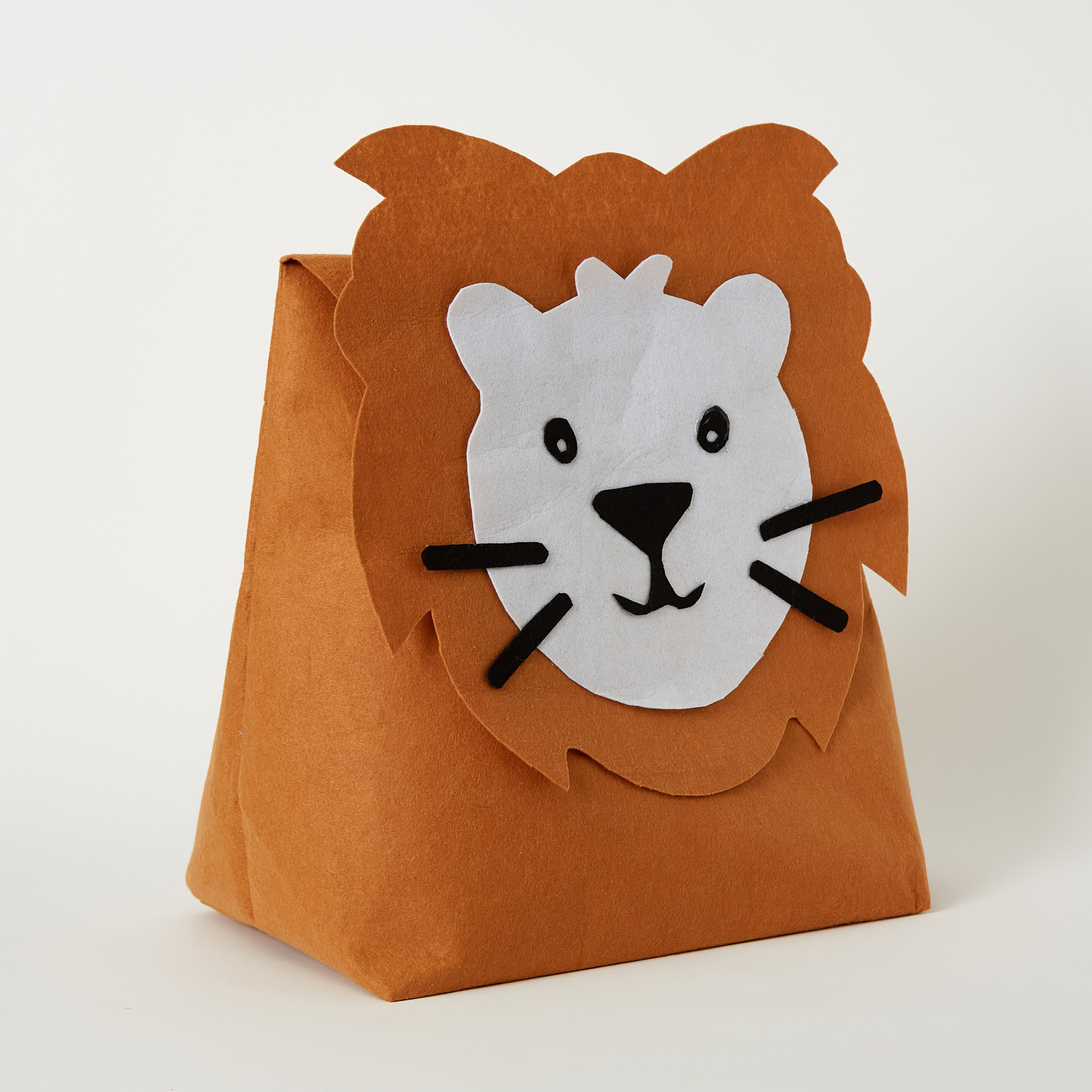 Taraus Summer Lion Felt Storage Basket - 40x30x55 cm-hbxhomeware-hbxkidsandyouth-image-6