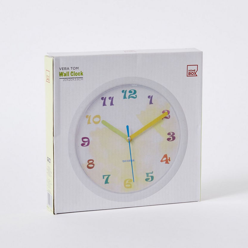 Vera Tom Wall Clock - 20x20x3.8 cm-Clocks-image-4
