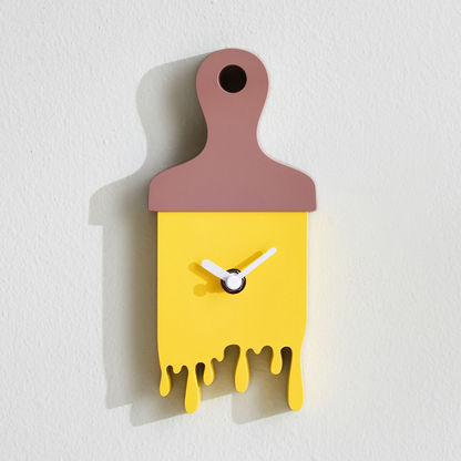 Tom Paintbrush Wall Clock - 20x9.2x3.4 cms