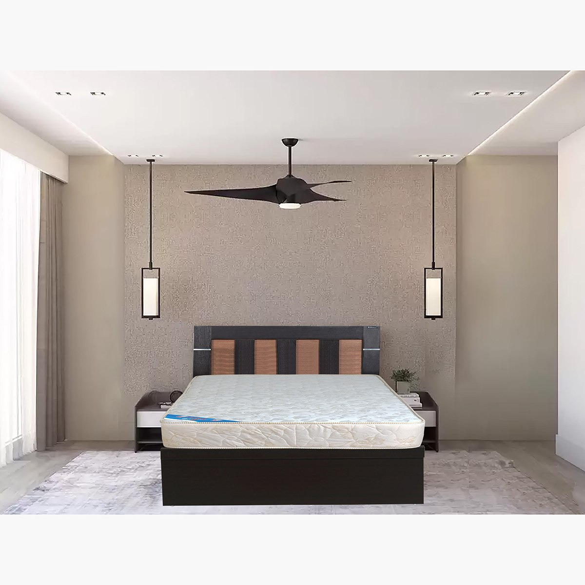 مرتبة مزدوجة بنوابض حلزونية من أي كودي - 120x200x20 سم-hbxfurniture-mattresses-twin-image-5