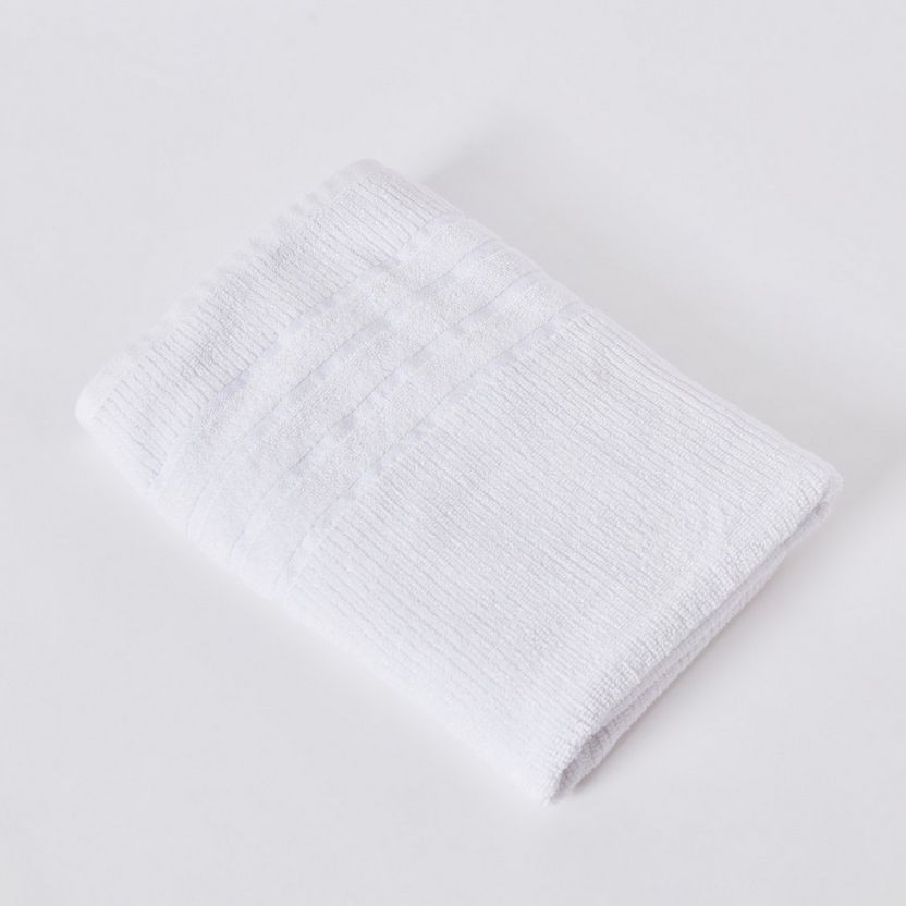 Mateo Ribbed Cotton Bath Towel - 68x136 cm-Bathroom Textiles-image-4
