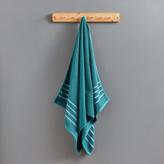 Mateo Ribbed Cotton Bath Towel - 68x136 cm