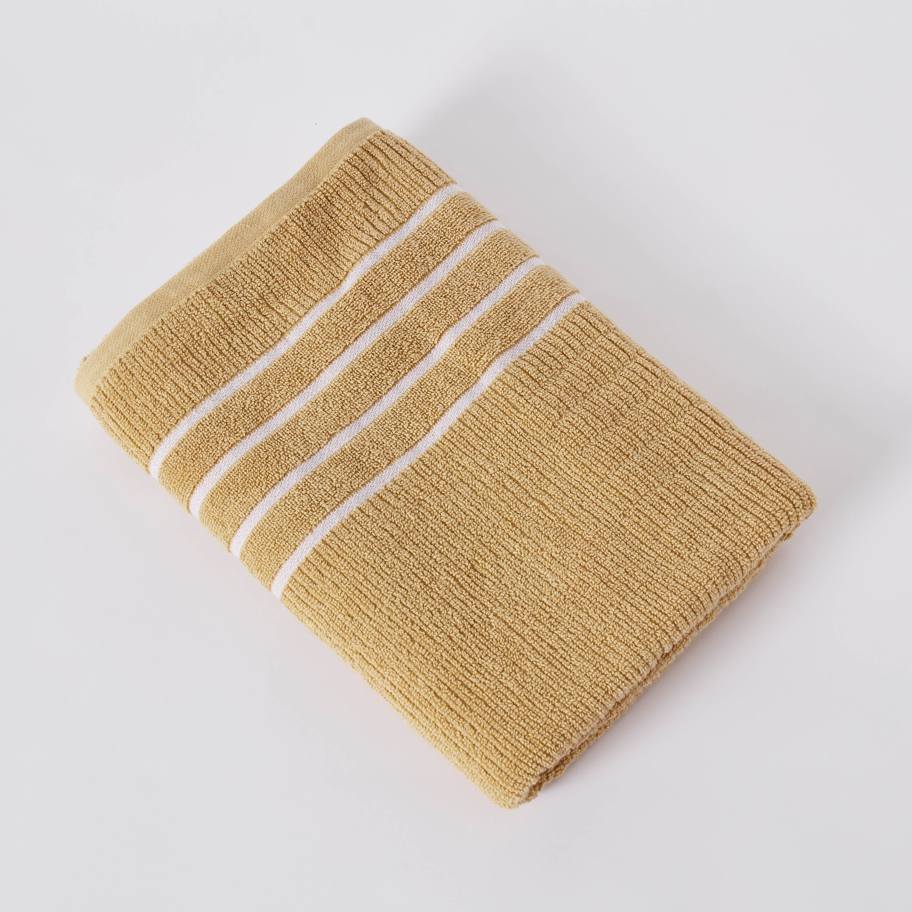 منشفة حمام قطن مضلعة من ماتيو - 136x68 سم-hbxbathroom-bathroomtextiles-image-5