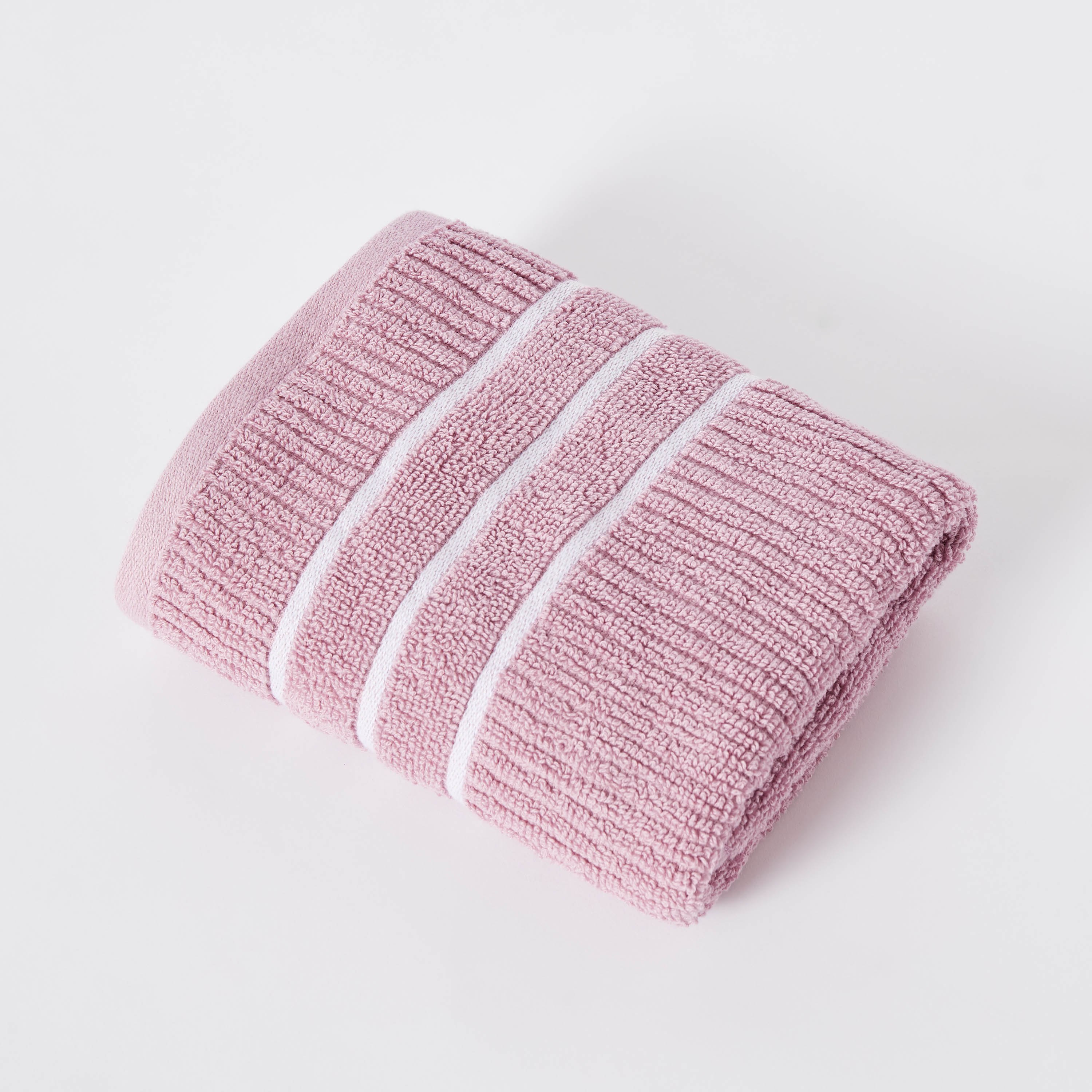 منشفة يد قطن مضلّعة من ماتيو - 70x40 سم-hbxbathroom-bathroomtextiles-image-5