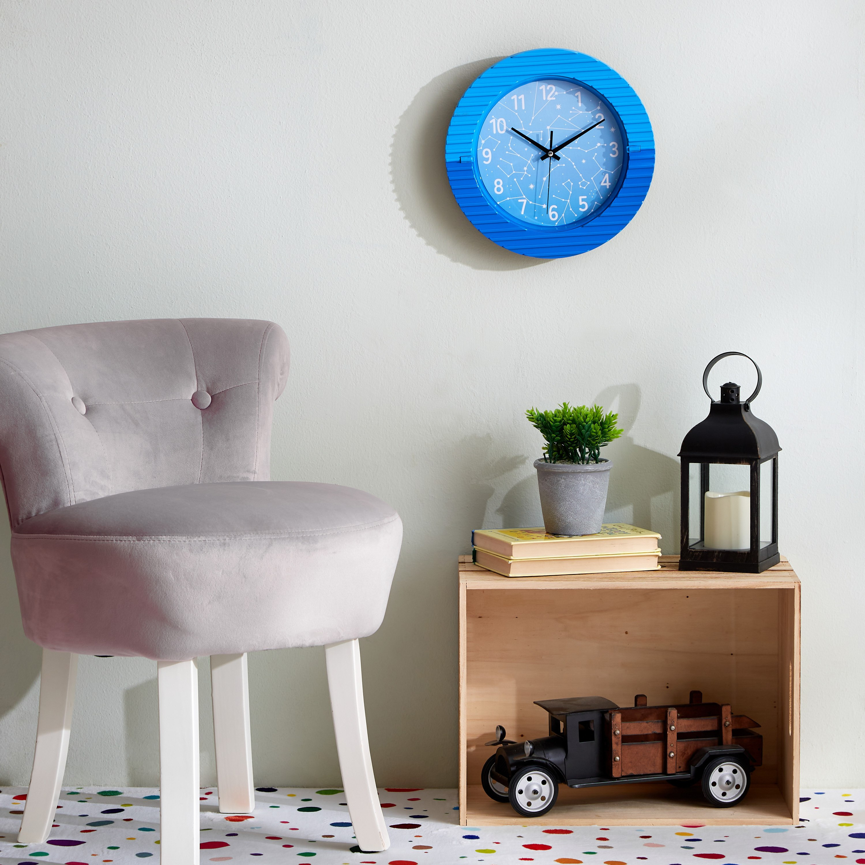 ساعة حائط بتصميم الأبراج من توم - 3.8x25x25 سم-hbxhomeware-hbxkidsandyouth-image-4