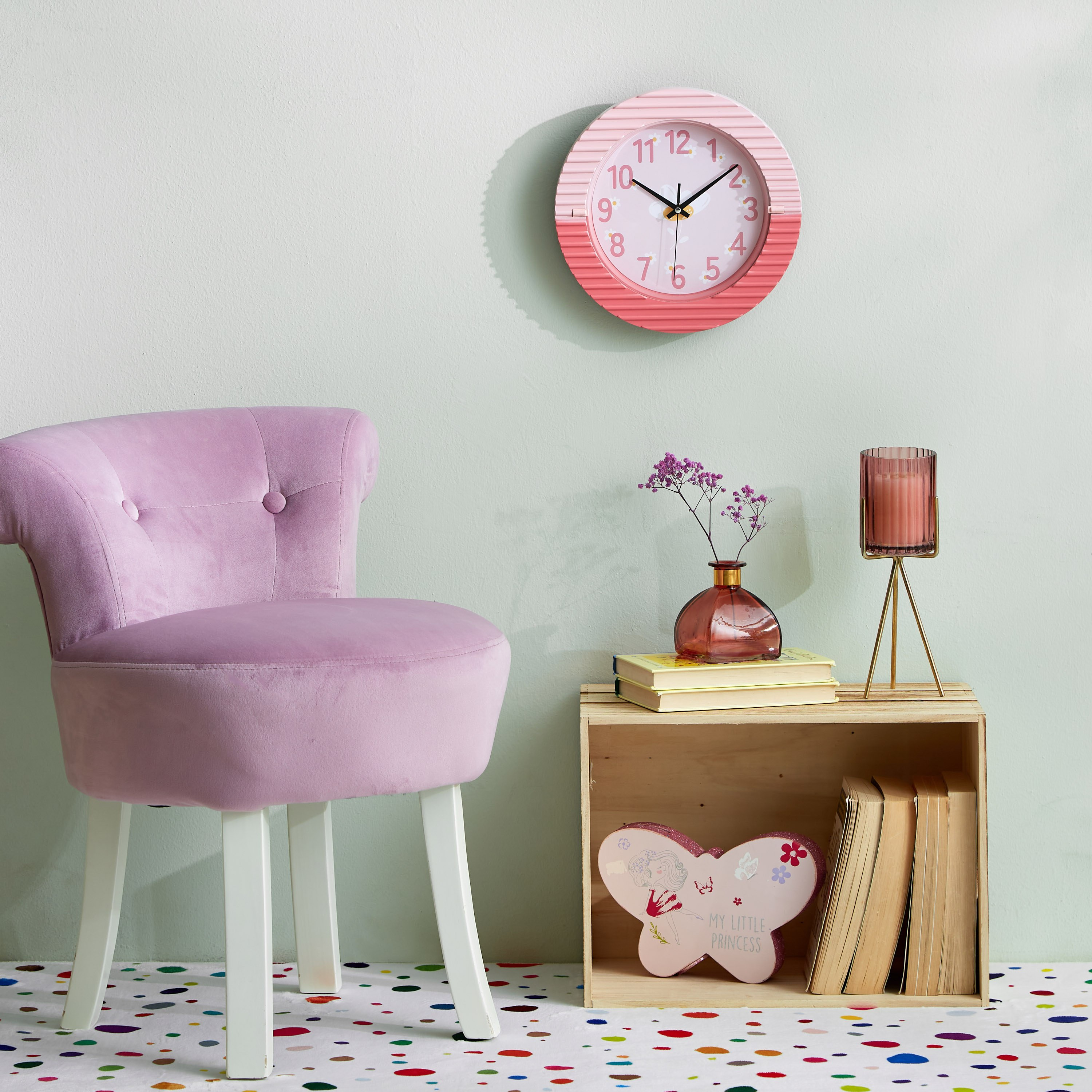 ساعة حائط من توم - 25x25x3.8 سم-hbxhomeware-hbxkidsandyouth-image-4