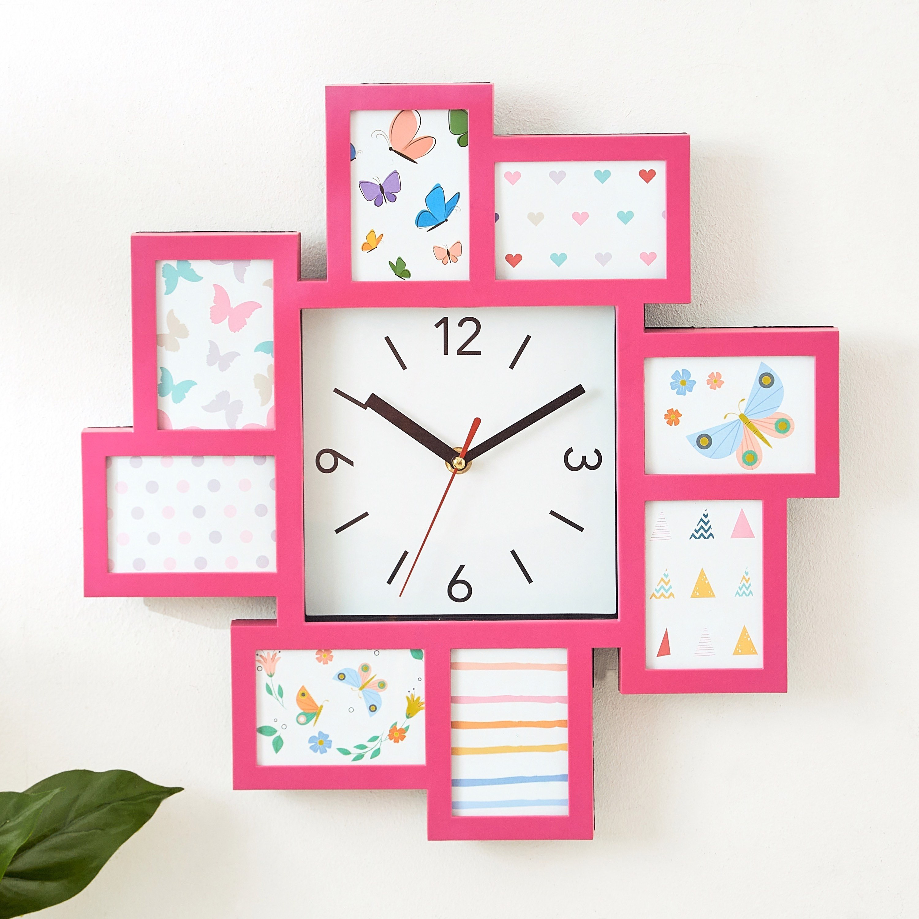 ساعة حائط مع برواز صور من توم - 37.6x37.6x4.2 سم-hbxhomeware-hbxkidsandyouth-image-1