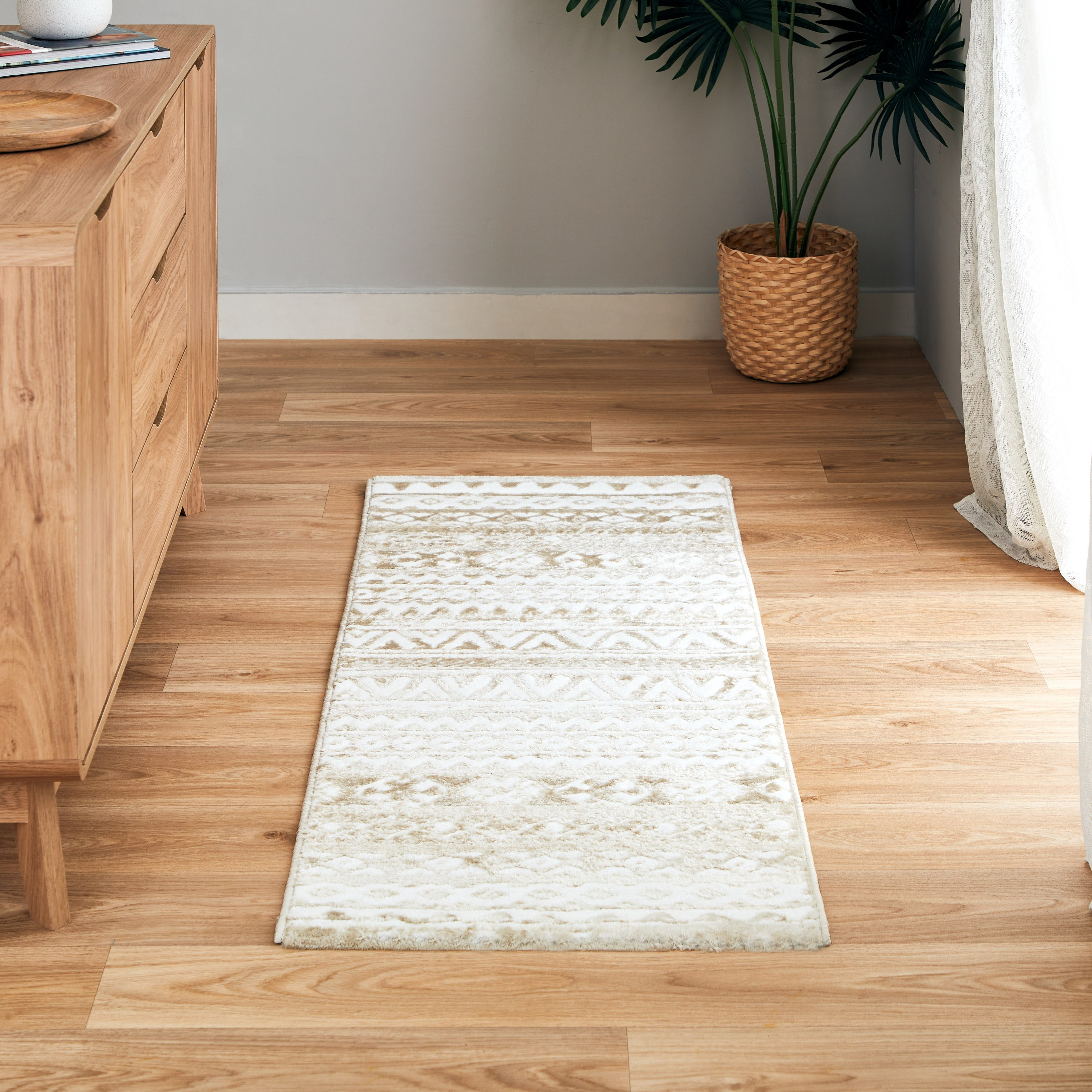سجادة بولي بروبليين مقاومة للبقع من مشاعل آفيا - 60x150 سم-hbxdecorandfurnishings-floorcoverings-rugs-image-1