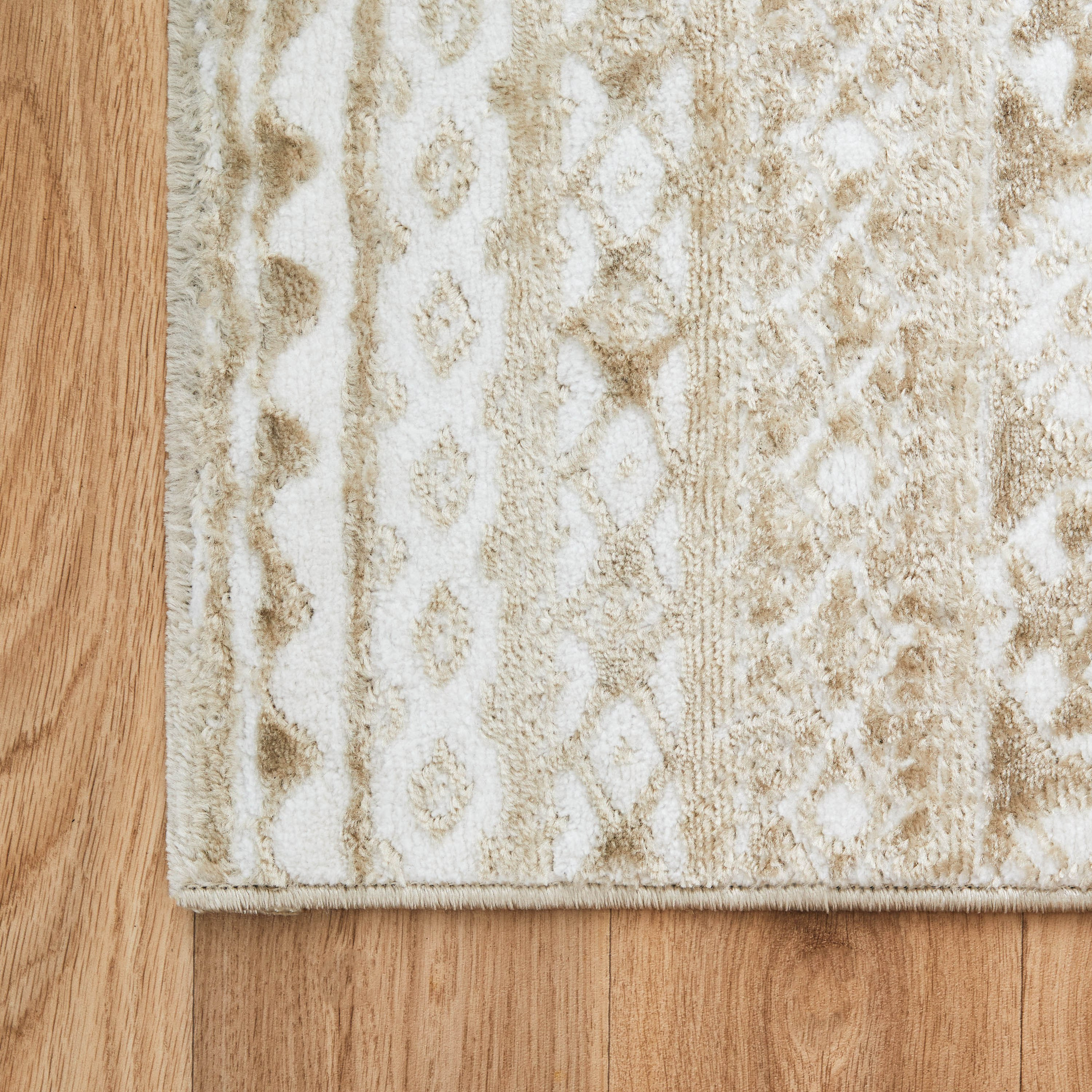 سجادة بولي بروبليين مقاومة للبقع من مشاعل آفيا - 60x150 سم-hbxdecorandfurnishings-floorcoverings-rugs-image-2