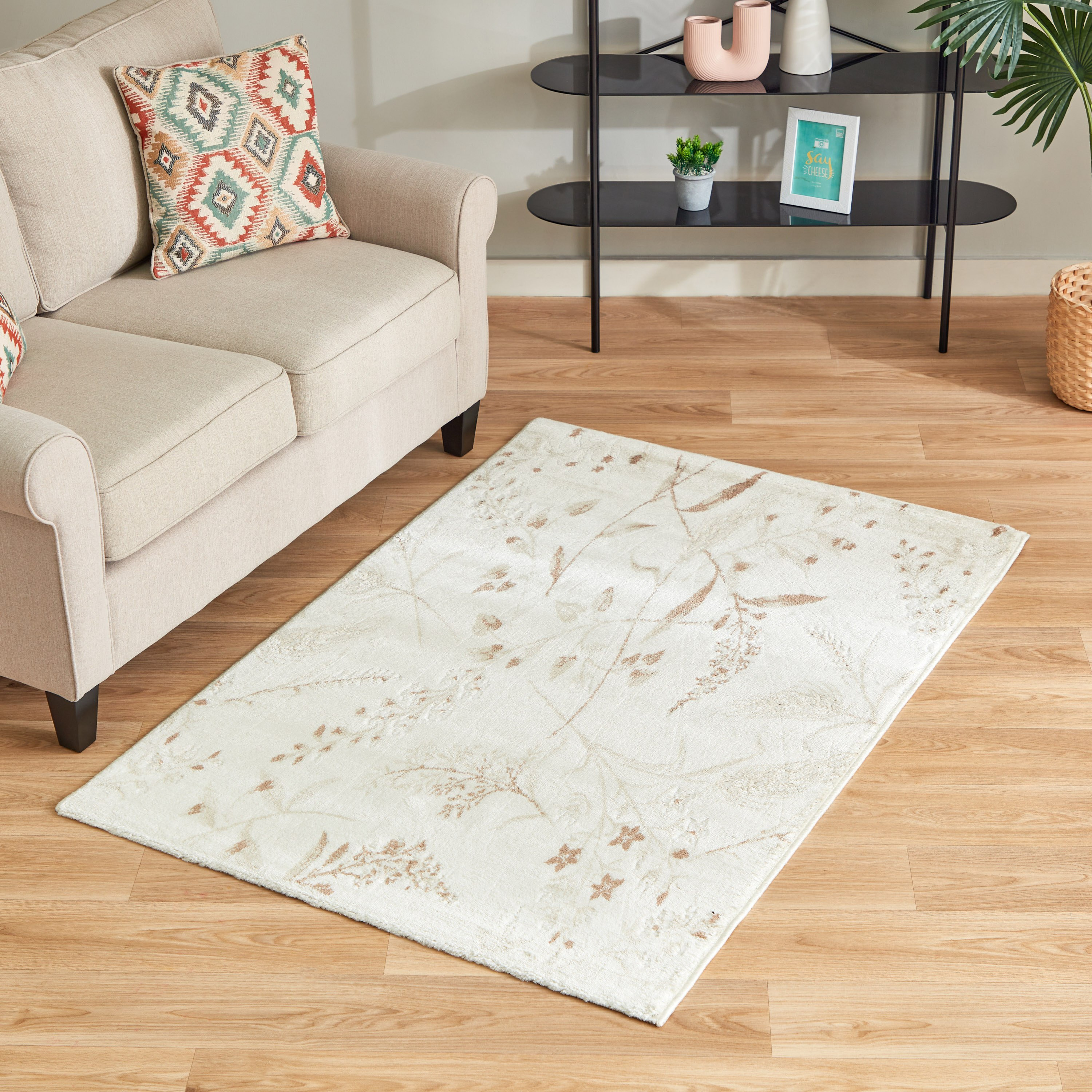 سجادة مقاومة للبقع من ماهرين بلوم - 110x160 سم-hbxdecorandfurnishings-floorcoverings-rugs-image-1