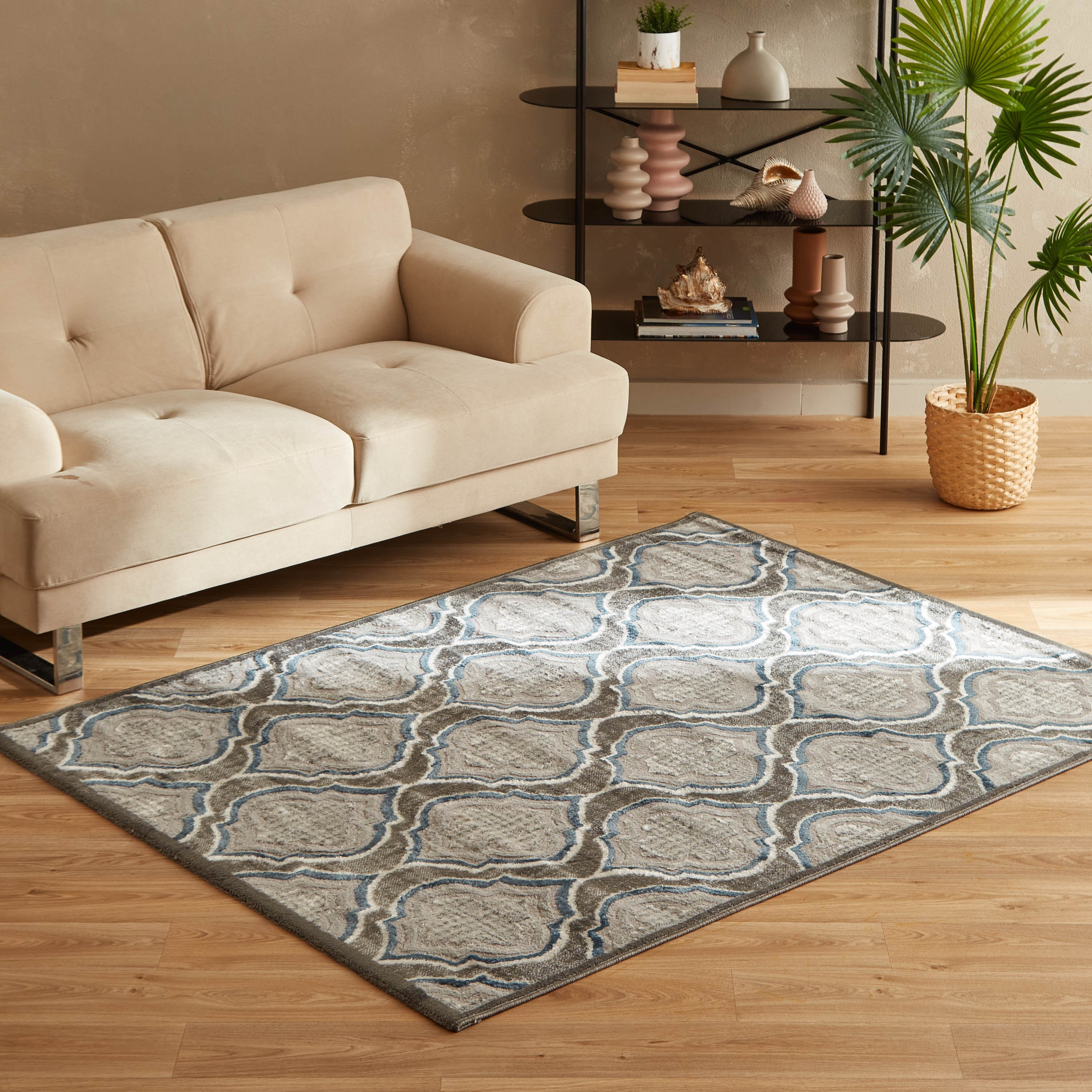 سجادة أحيل مقاومة للبقع من مشاعل - 150x200 سم-hbxdecorandfurnishings-floorcoverings-rugs-image-1