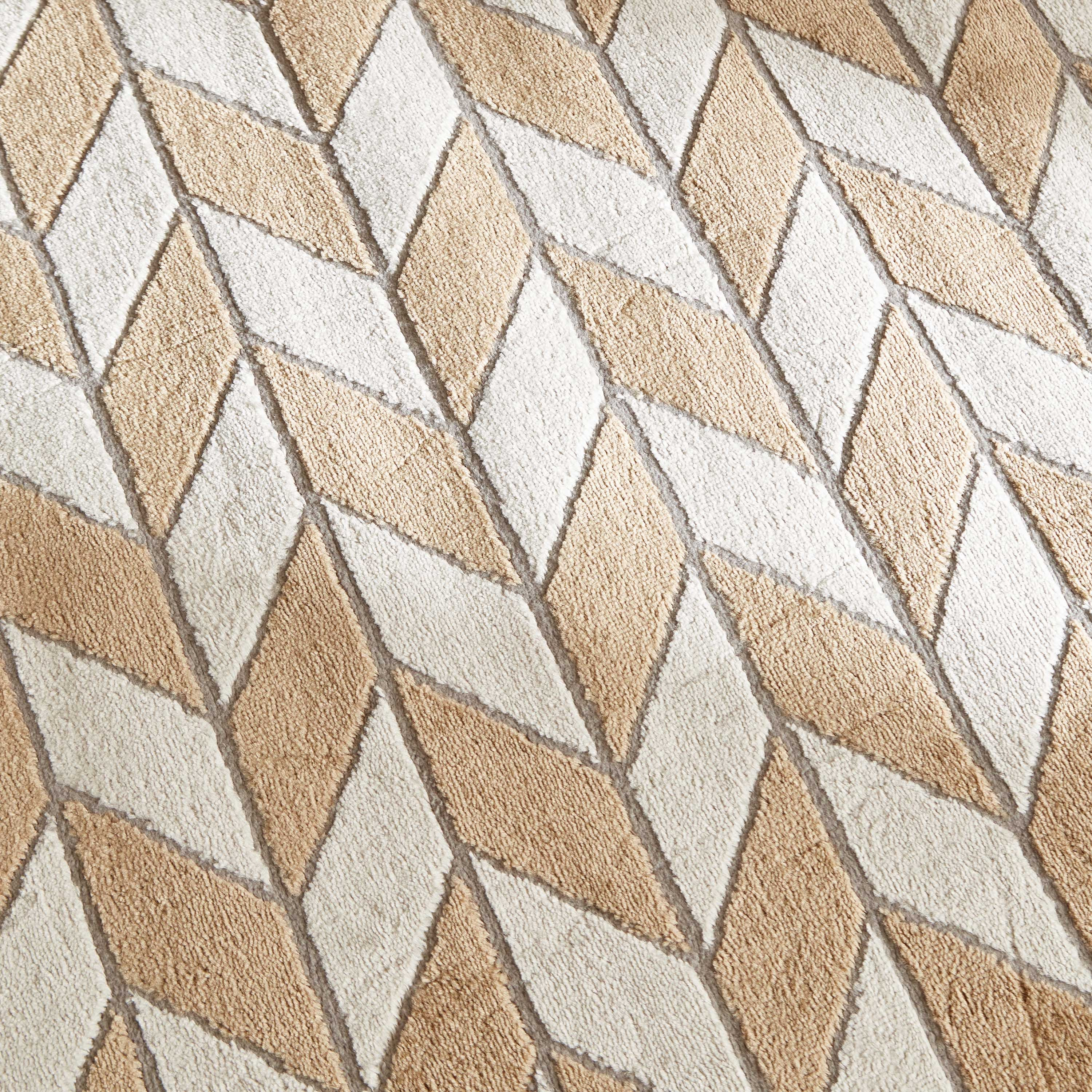سجّادة بولي بروبيلين مقاومة للبقع ساتن زيج زاج من ماهرين - 150x200 سم-hbxdecorandfurnishings-floorcoverings-rugs-image-3