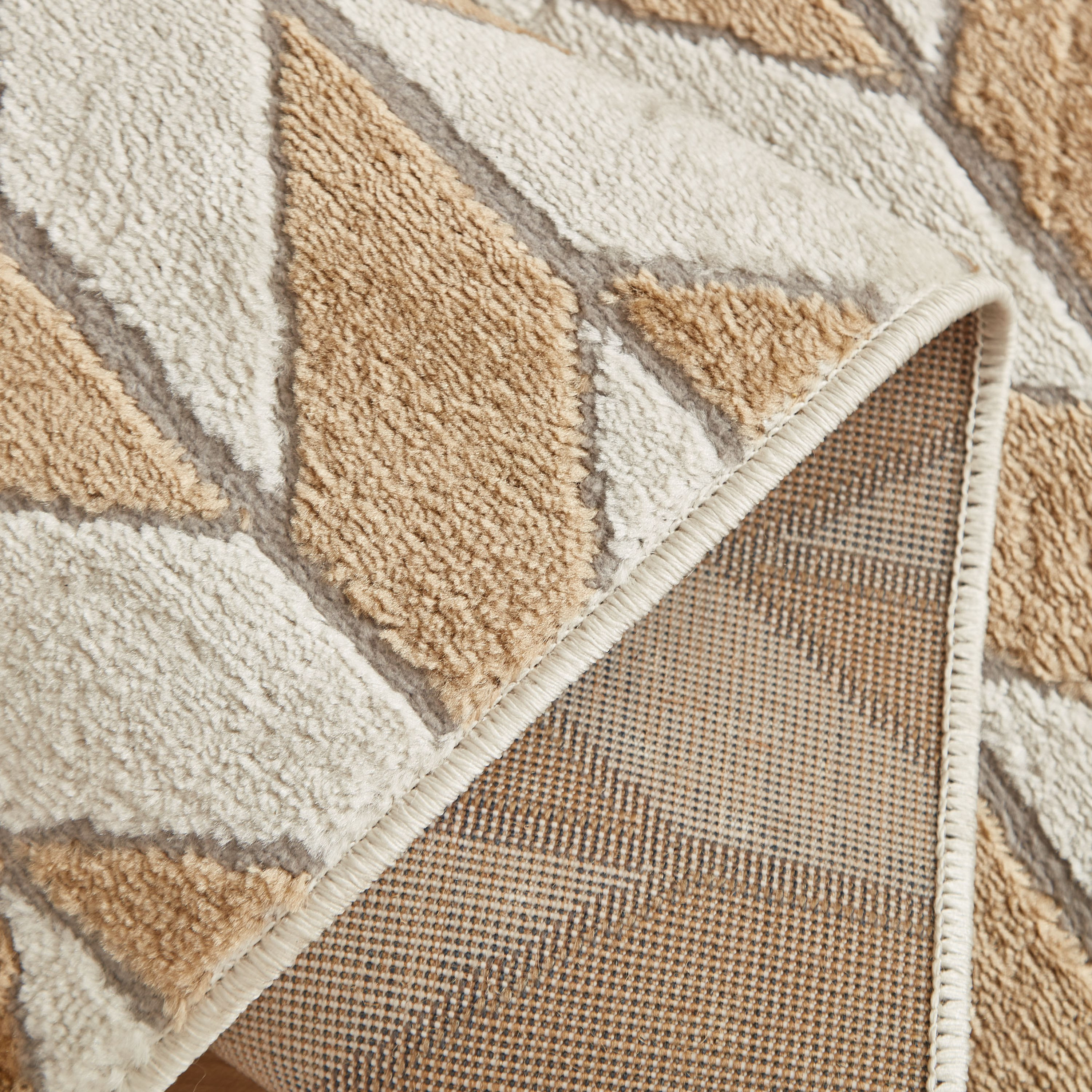 سجّادة بولي بروبيلين مقاومة للبقع ساتن زيج زاج من ماهرين - 150x200 سم-hbxdecorandfurnishings-floorcoverings-rugs-image-4