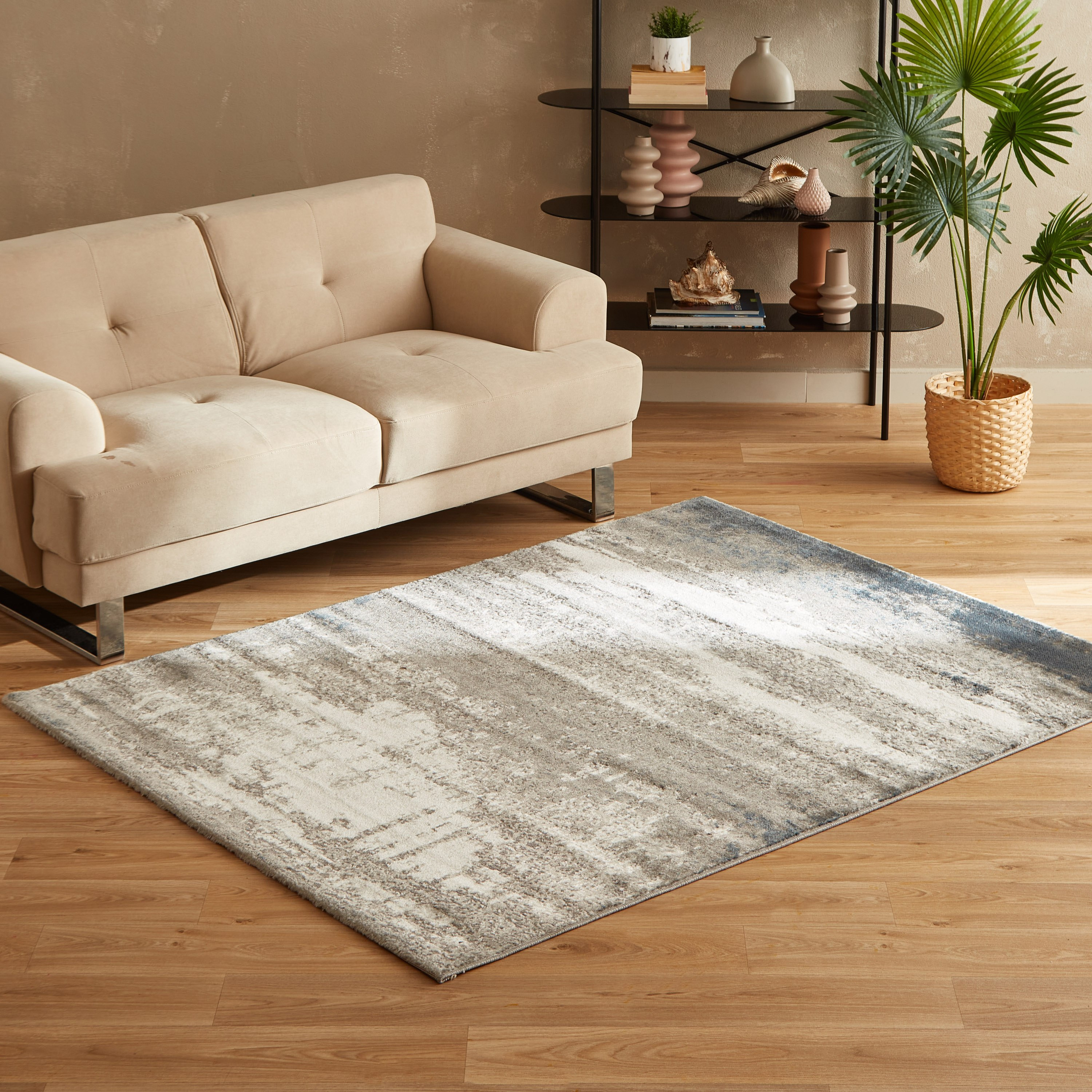 سجّادة بولي بروبيلين مقاومة للبقع ساتن دورا من ماهرين - 150x200 سم-hbxdecorandfurnishings-floorcoverings-rugs-image-1