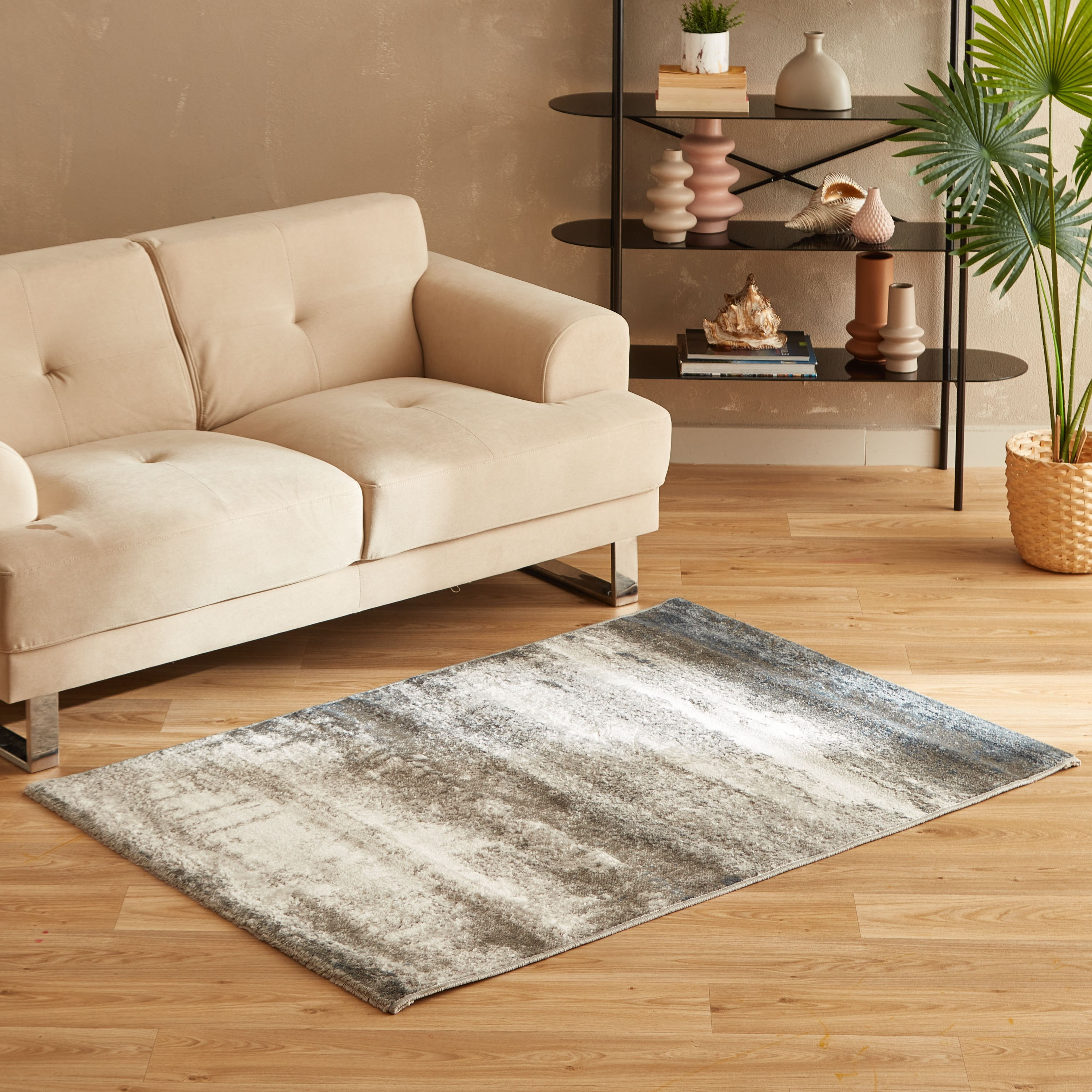 سجادة بولي بروبيلين مقاومة للبقع دورا من مشاعل - 110x160 سم-hbxdecorandfurnishings-floorcoverings-rugs-image-1