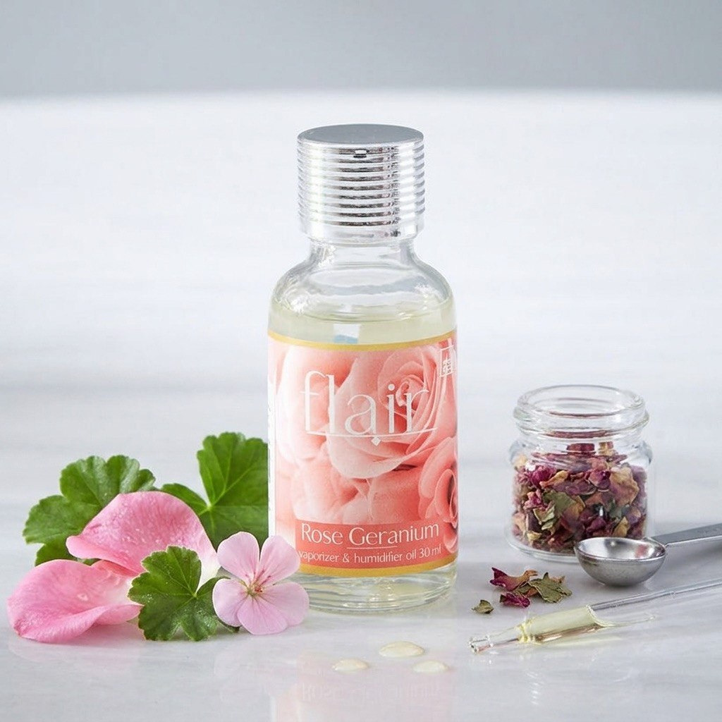 Flair Rose Geranium Aroma Oil - 30 ml-PROMO_HB_AE_B1G1_250925-image-1