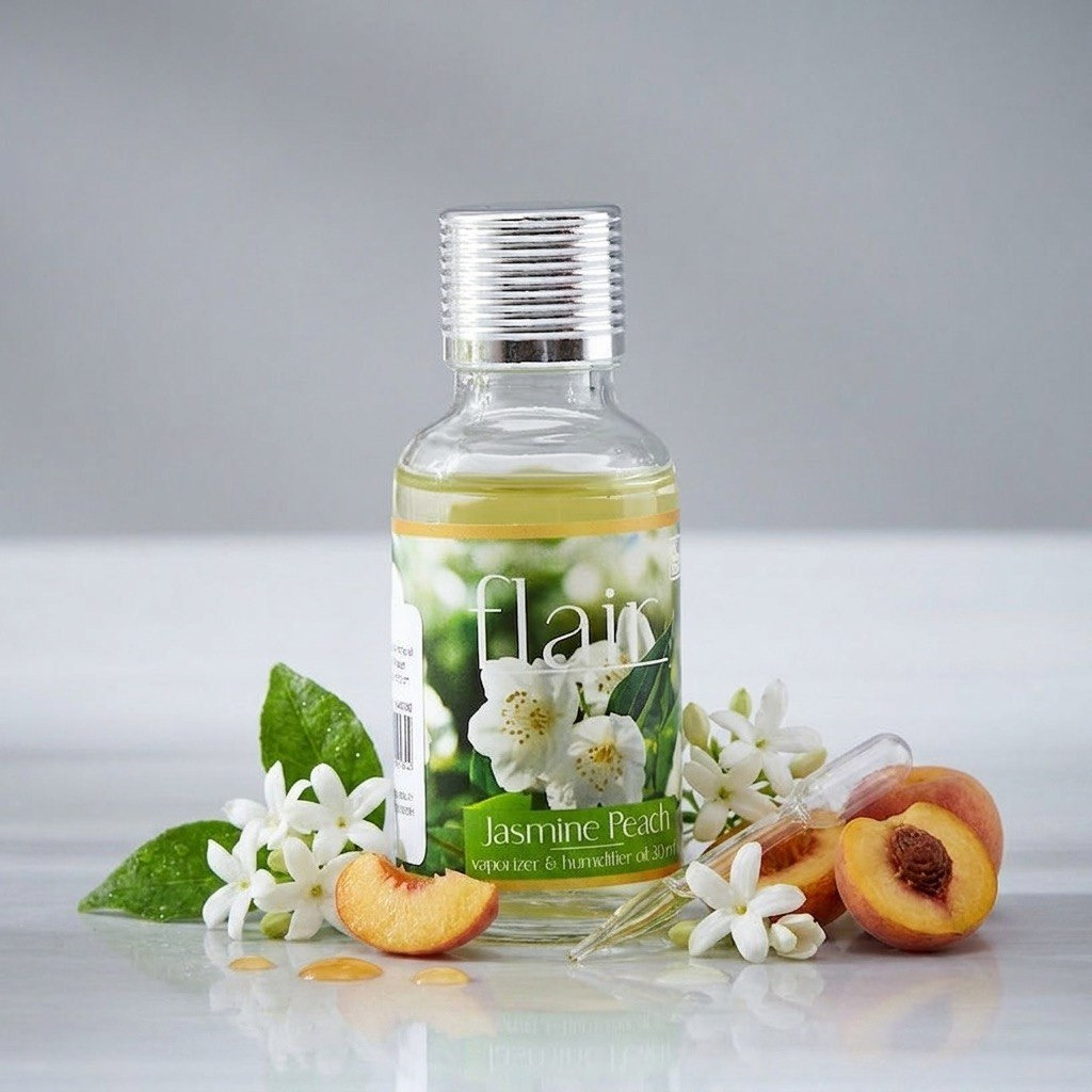Flair Jasmine Peach Aroma Oil - 30 ml-hbxhomeware-hbxdecorandfurnishings-image-1