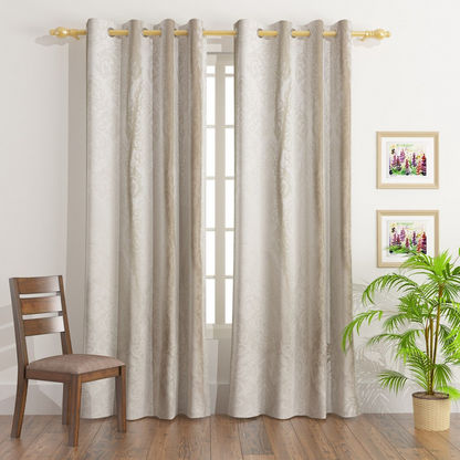 Devenport Textured Curtain Pair - 135x240 cm-Curtains-image-0