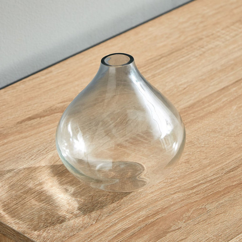 Ombre Tapered Glass Vase - 12.7x12.7 cm-Vases-image-1