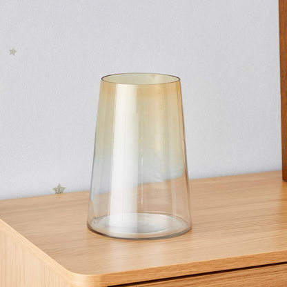 Ombre Small Tapered Glass Vase - 14x20.5 cm-Vases-image-0