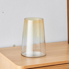 Ombre Small Tapered Glass Vase - 14x20.5 cm