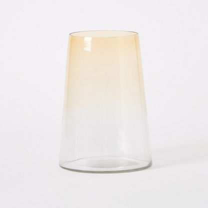 Ombre Small Tappered Glass Vase - 14x20.5 cms