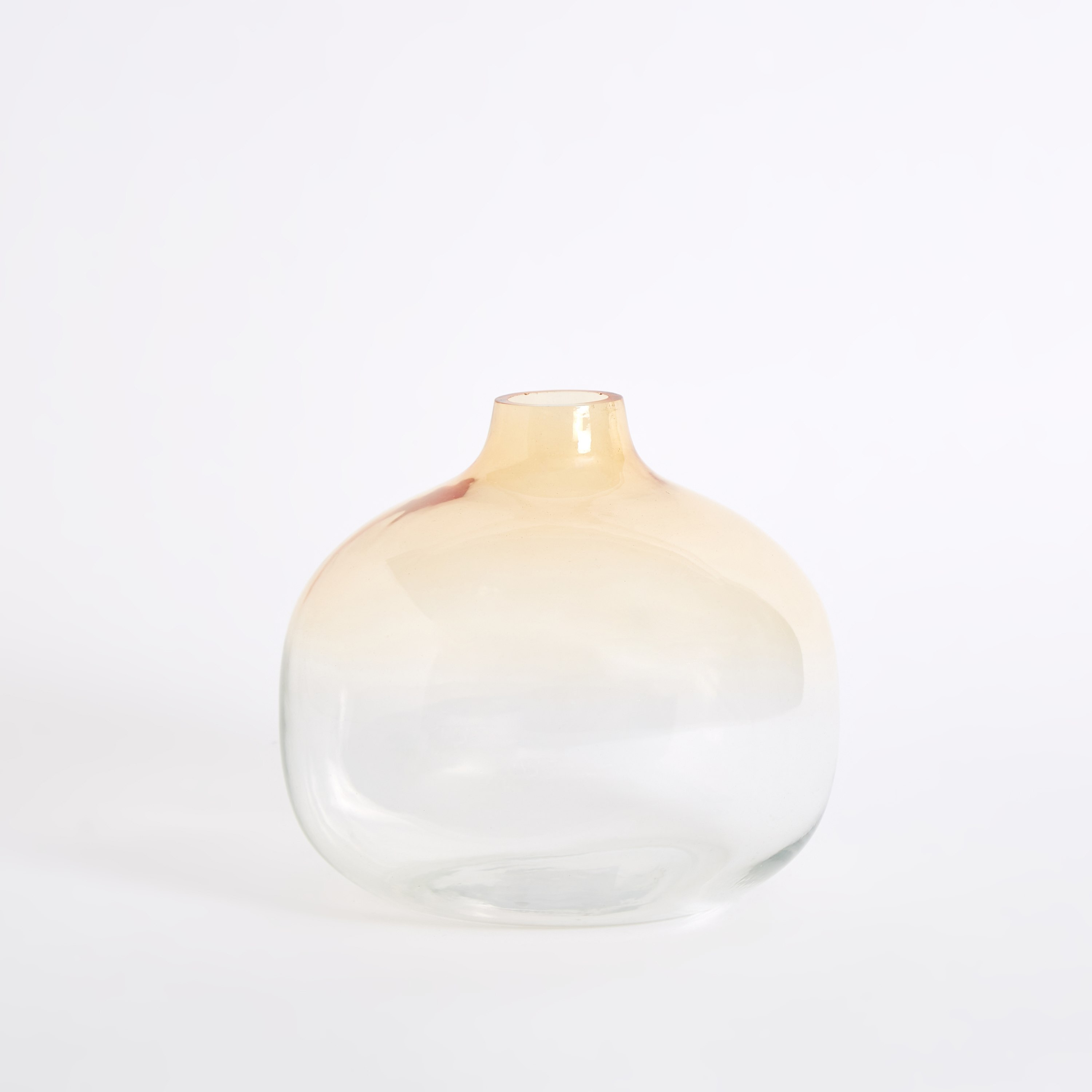 Ombre Round Glass Vase - 20.3x17.7 cm-hbxbedroom-decorandaccessories-vases-image-6
