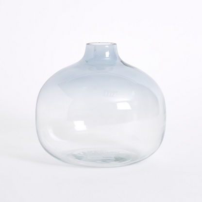 Ombre Round Glass Vase - 20.3x17.7 cms
