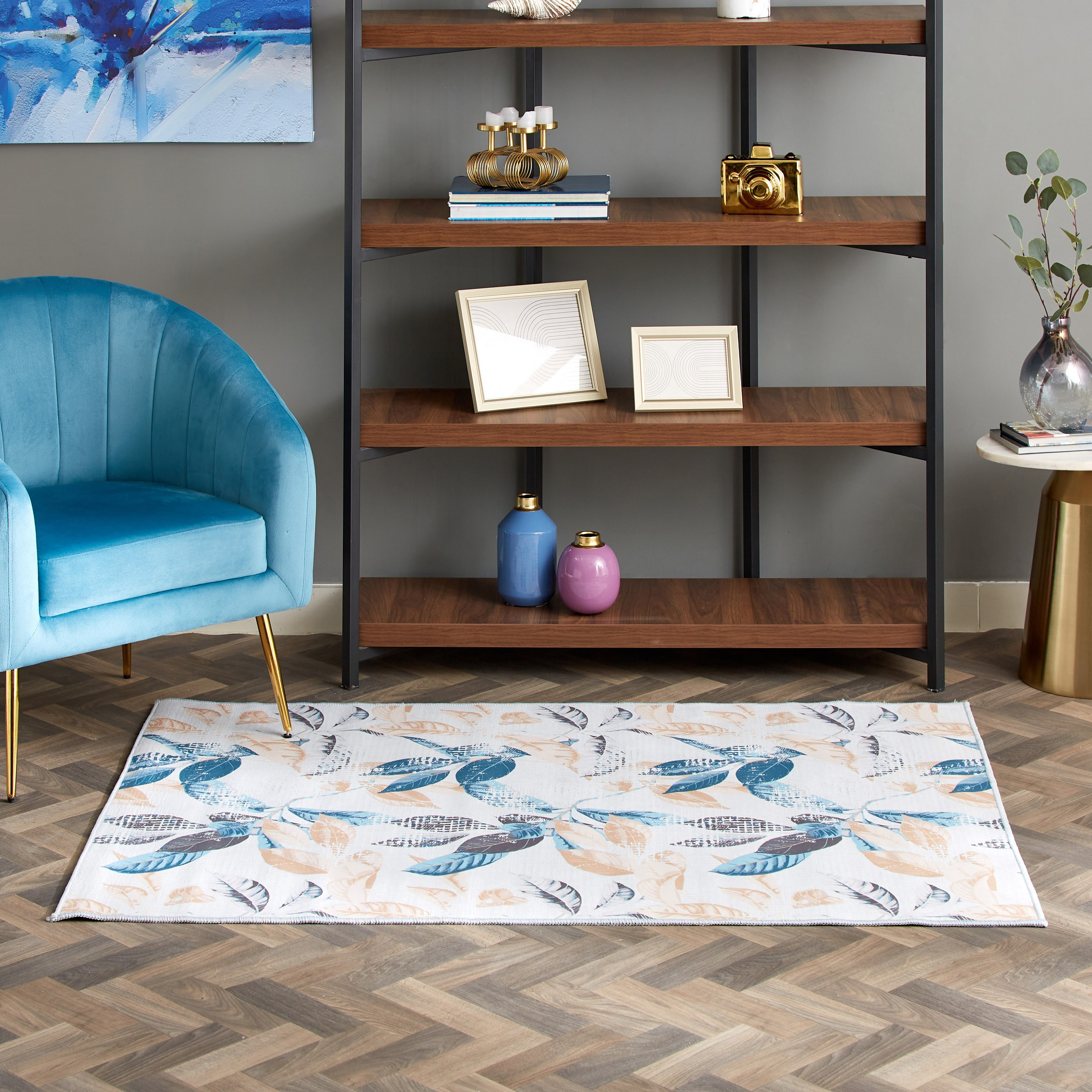 Atlanta Catlin Printed Rug - 110x160 cm-hbxdecorandfurnishings-floorcoverings-rugs-image-1