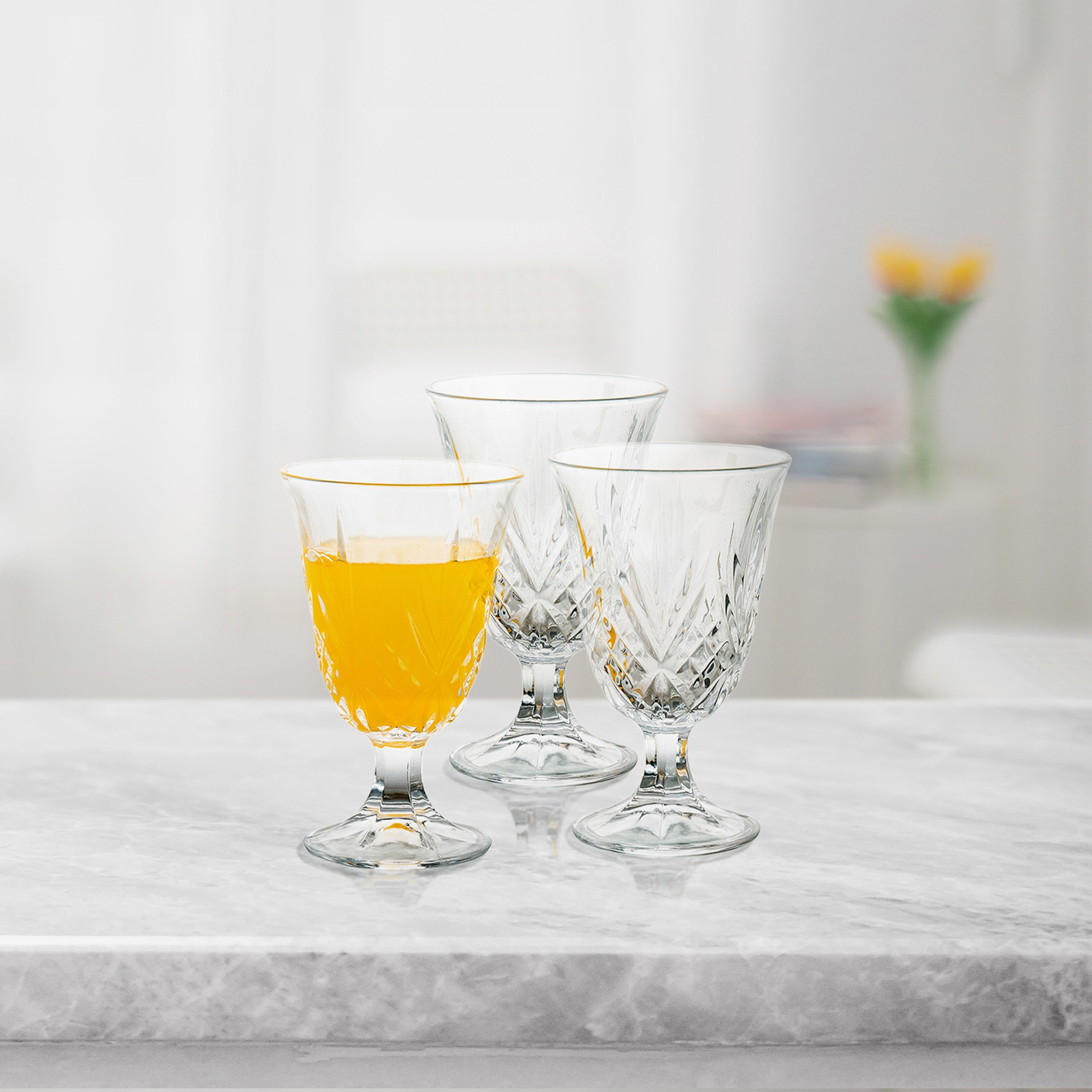 طقم كاسات جوبليه 3 قطع من تريندي - 235 مل-hbxhomeware-hbxkitchen-image-1