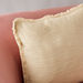 Freya Slub Solid Cushion Cover with Fringe - 45x45 cm-Cushion Covers-thumbnail-1