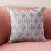 Dupioni Elle Embroidered Cushion Cover - 40x40 cm-Cushion Covers-thumbnail-0